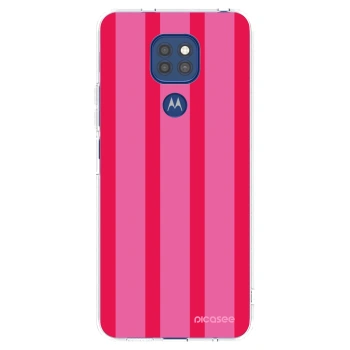 Picasee silikonski prozorni ovitek za Motorola Moto G9 Play - Hot tropic
