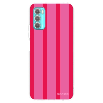 Picasee silikonski prozorni ovitek za Motorola Moto G60 - Hot tropic