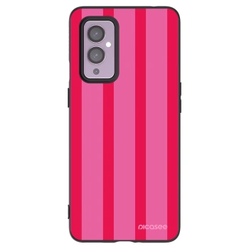 Picasee silikonski črni ovitek za OnePlus 9 - Hot tropic