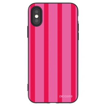 Picasee silikonski črni ovitek za Apple iPhone X/XS - Hot tropic