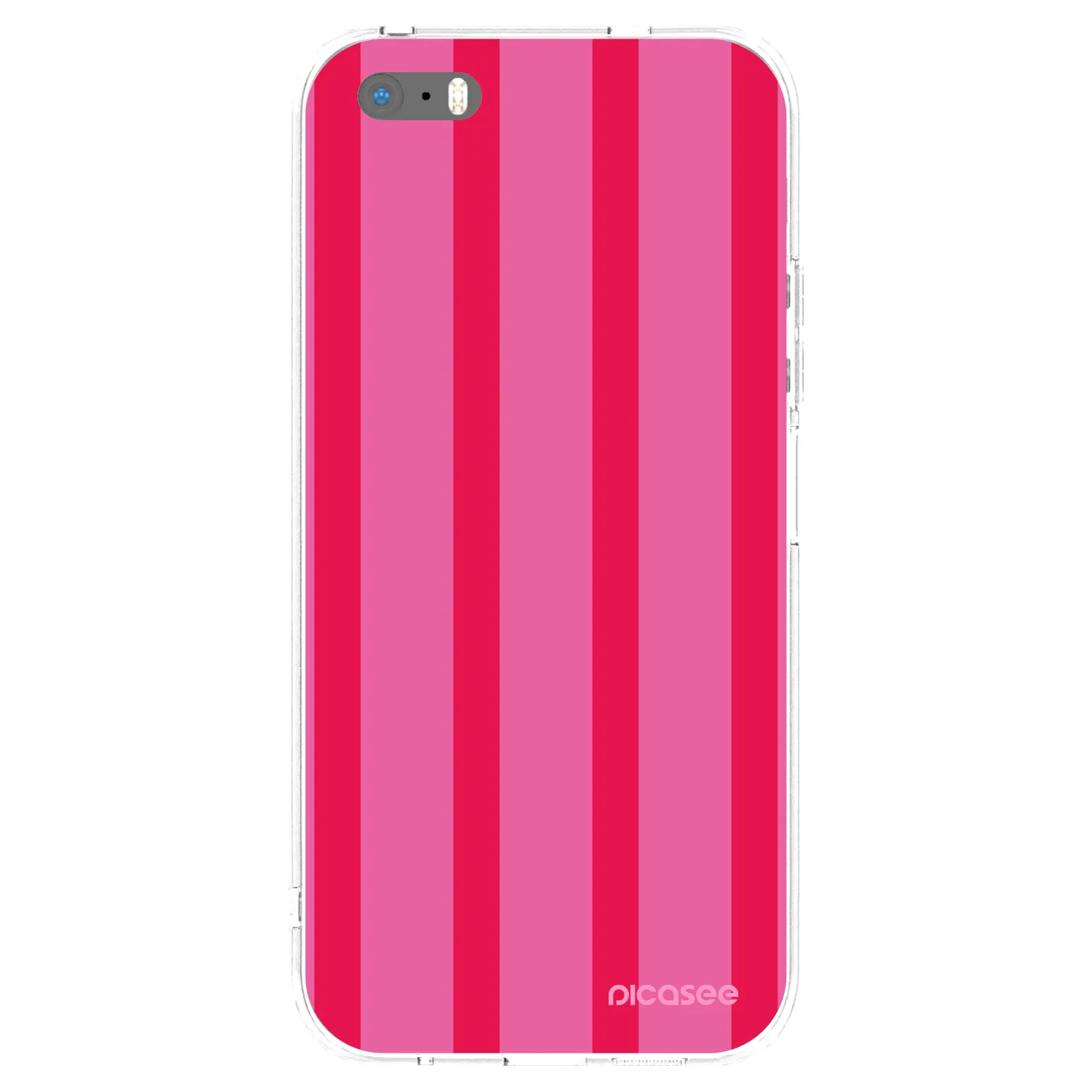 Picasee silikonski prozorni ovitek za Apple iPhone 5/5S/SE - Hot tropic