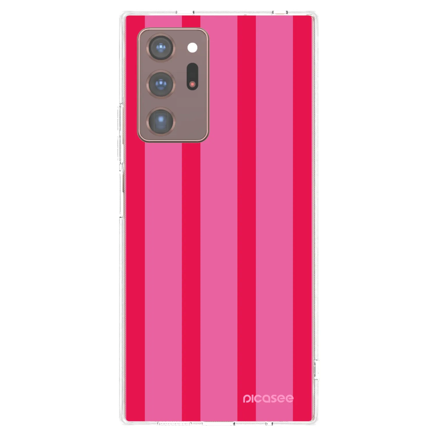 Picasee silikonski prozorni ovitek za Samsung Galaxy Note 20 Ultra - Hot tropic