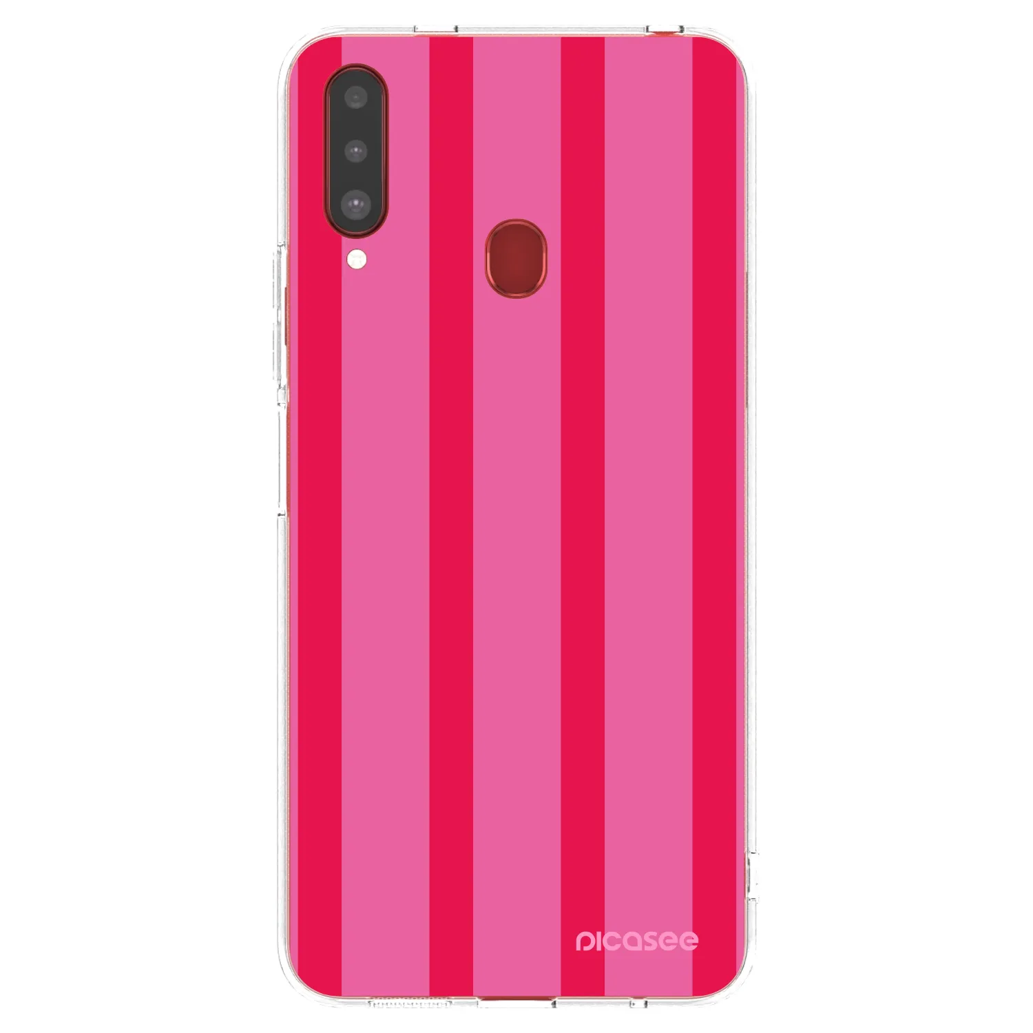 Picasee silikonski prozorni ovitek za Samsung Galaxy A20s - Hot tropic