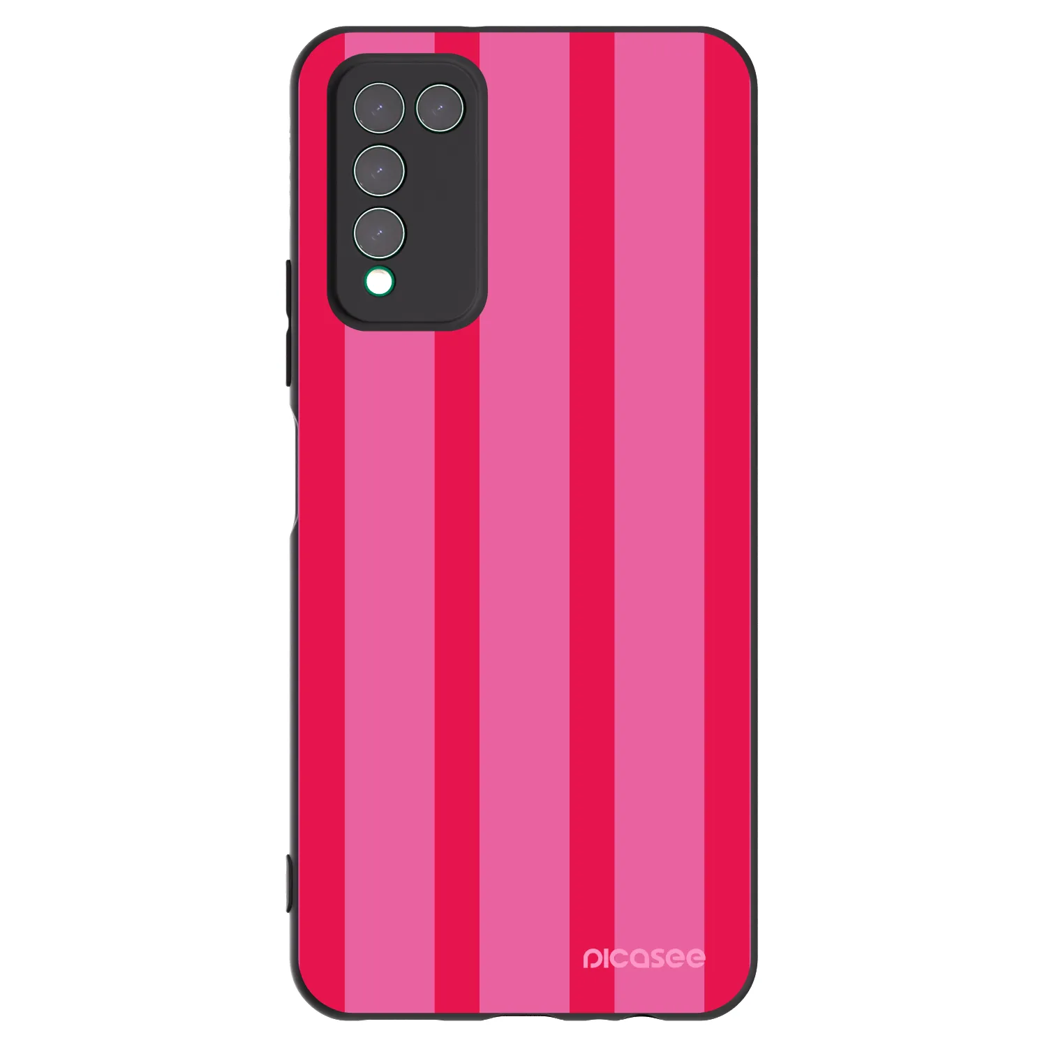 Picasee silikonski črni ovitek za Honor 10X Lite - Hot tropic