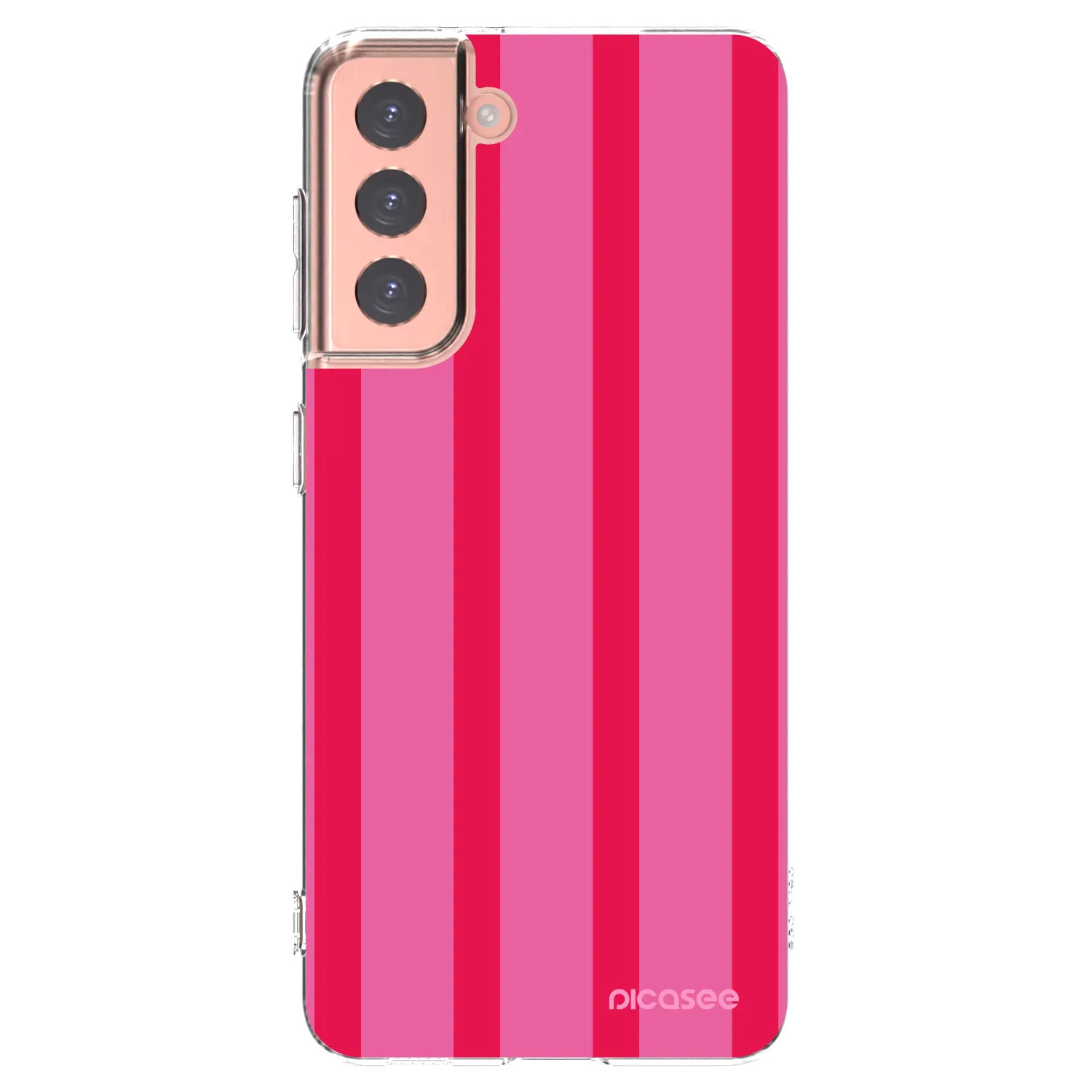 Picasee silikonski prozorni ovitek za Samsung Galaxy S21 5G G991B - Hot tropic