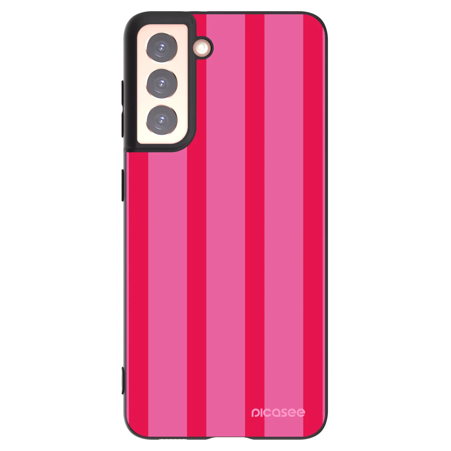Picasee silikonski črni ovitek za Samsung Galaxy S21 5G G991B - Hot tropic