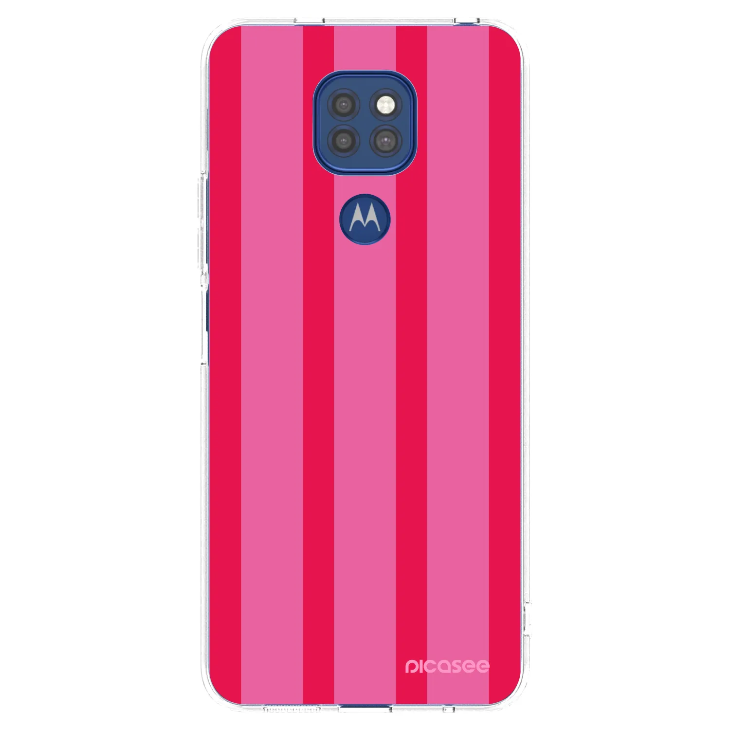 Picasee silikonski prozorni ovitek za Motorola Moto G9 Play - Hot tropic