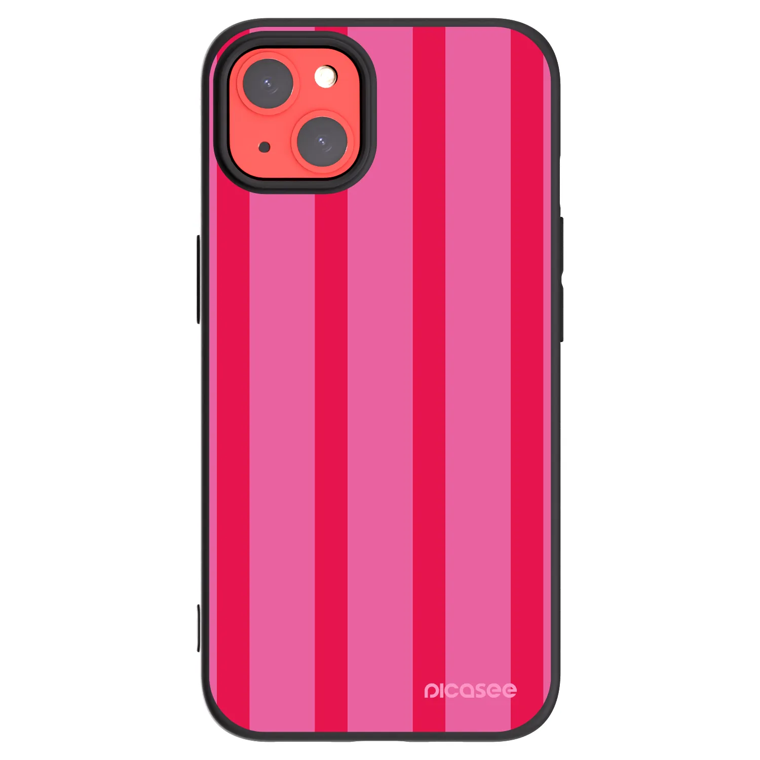 Picasee silikonski črni ovitek za Apple iPhone 13 - Hot tropic