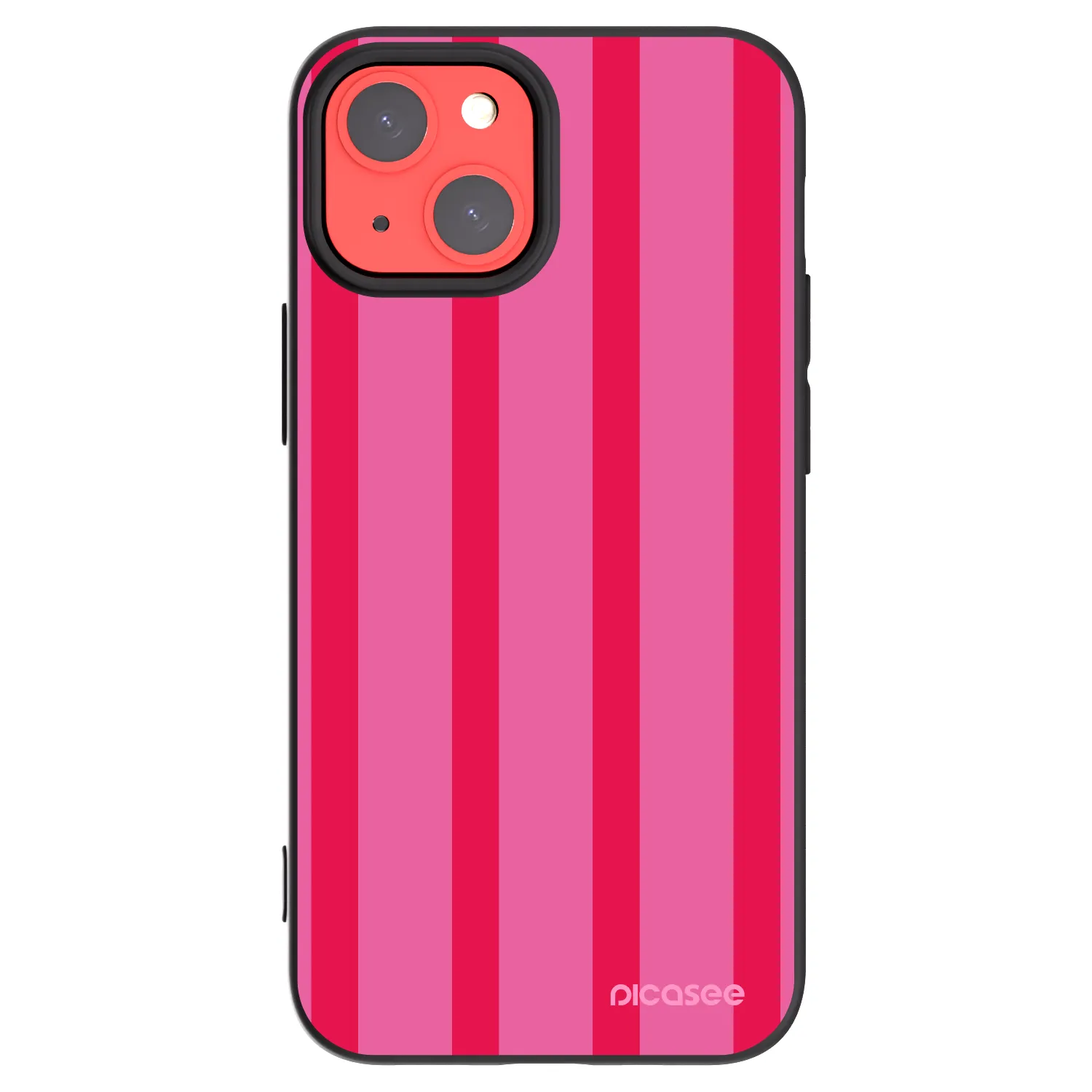Picasee silikonski črni ovitek za Apple iPhone 13 mini - Hot tropic