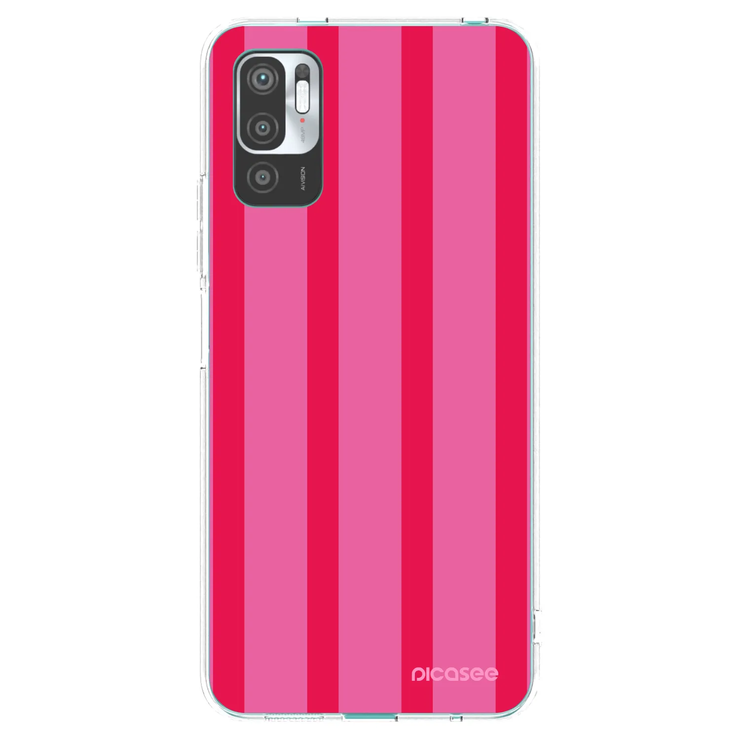 Picasee silikonski prozorni ovitek za Xiaomi Redmi Note 10 5G - Hot tropic
