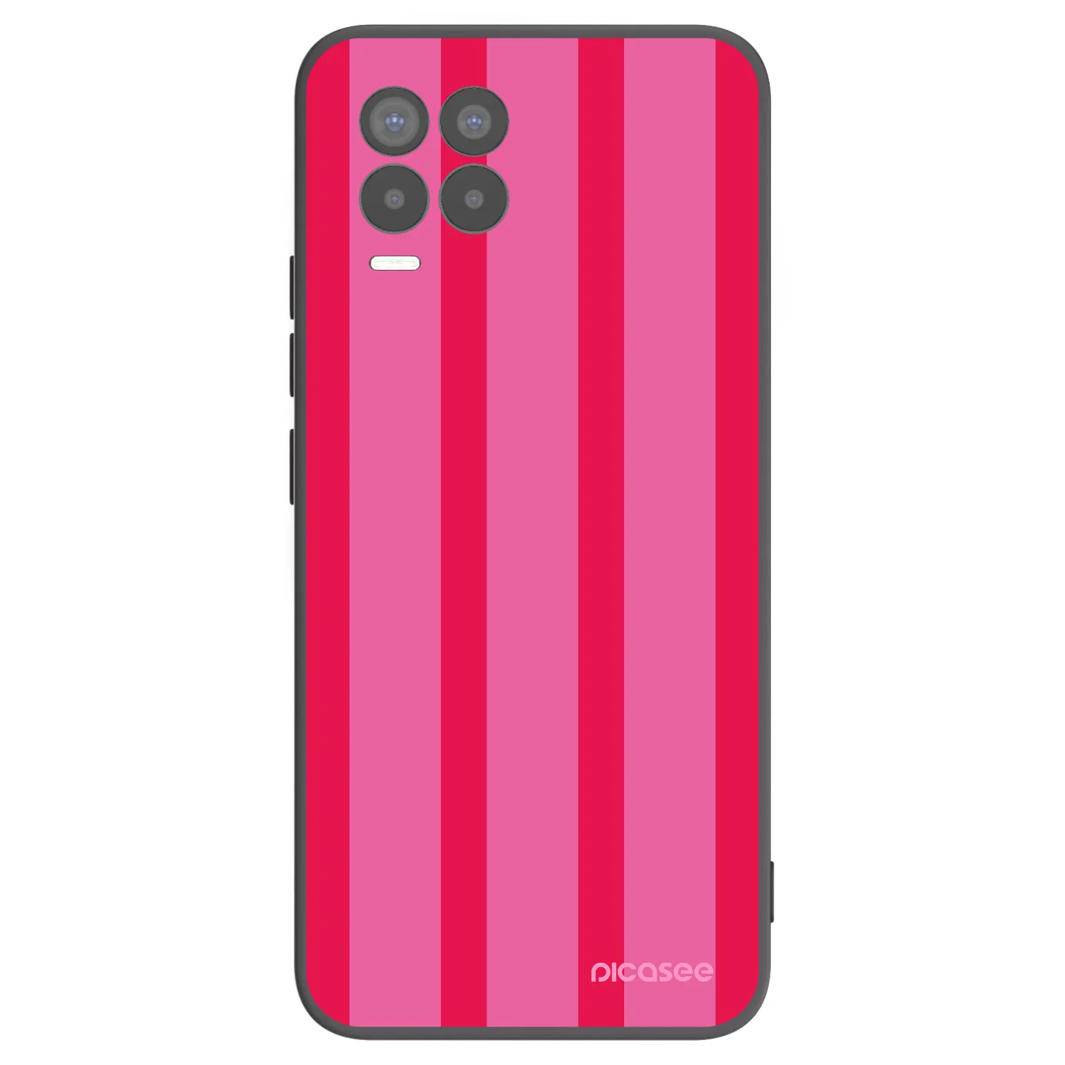 Picasee silikonski črni ovitek za Realme 8 4G - Hot tropic