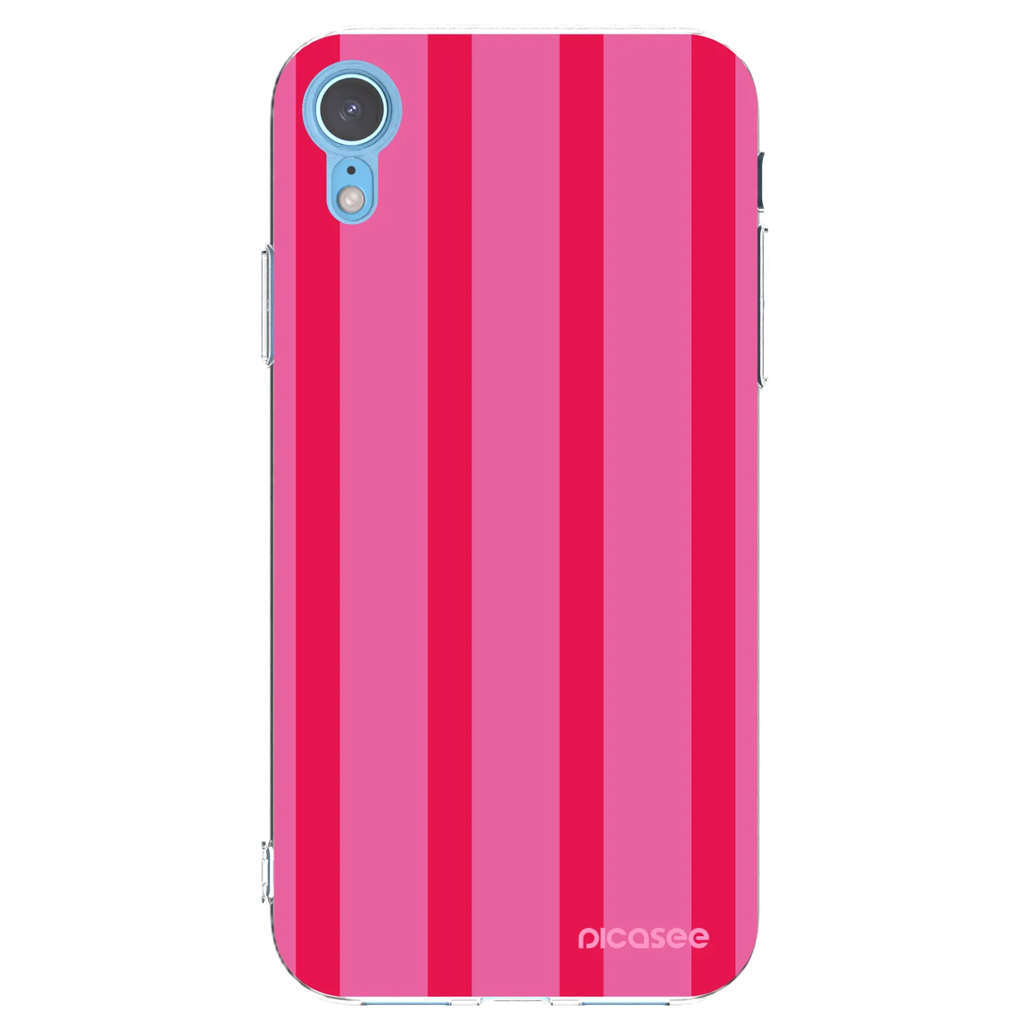 Picasee silikonski prozorni ovitek za Apple iPhone XR - Hot tropic