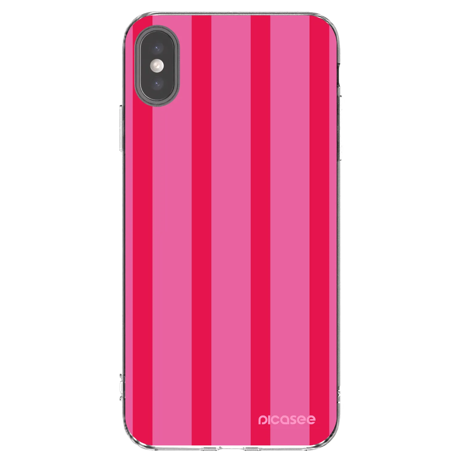 Picasee silikonski prozorni ovitek za Apple iPhone XS Max - Hot tropic