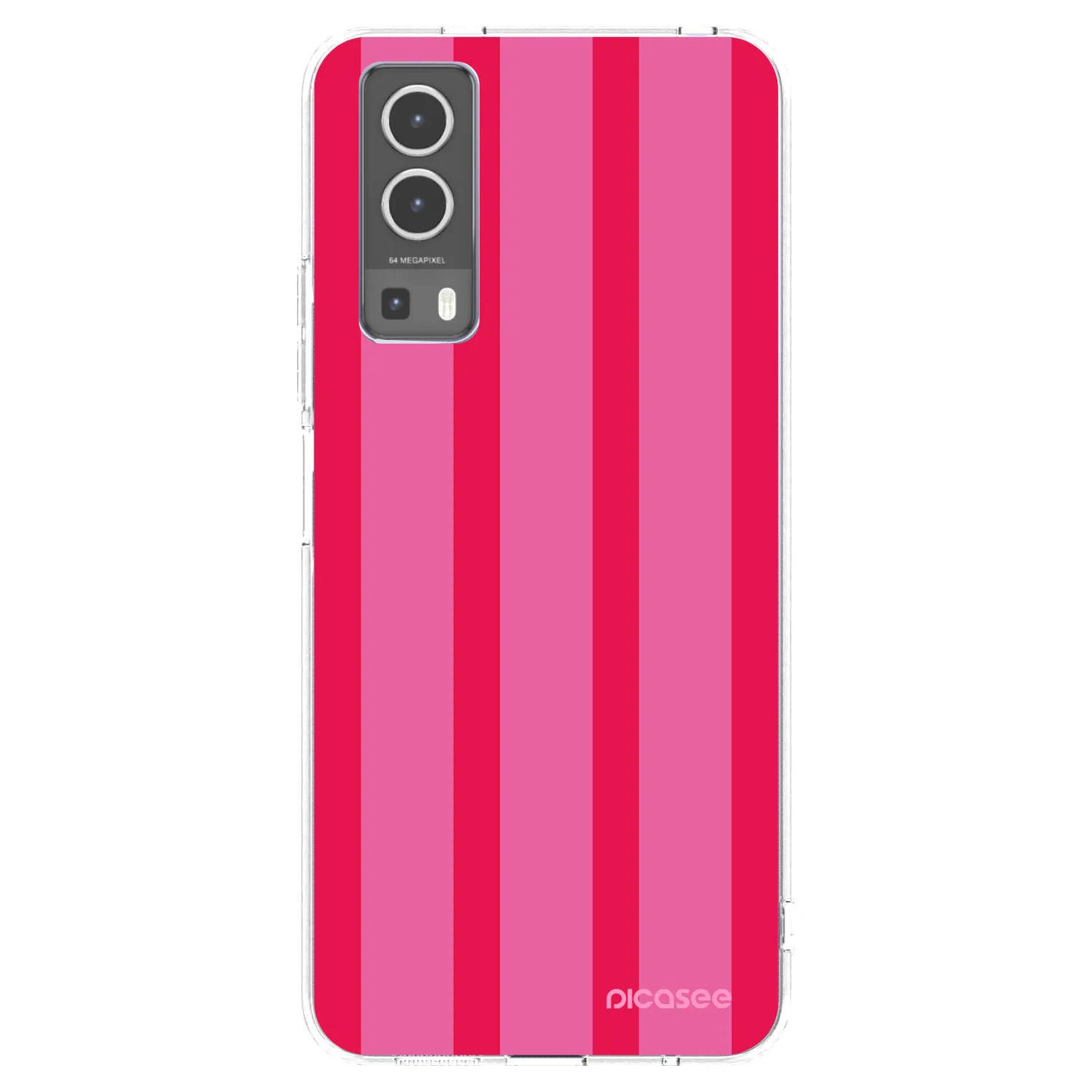 Picasee silikonski prozorni ovitek za Vivo Y72 5G - Hot tropic