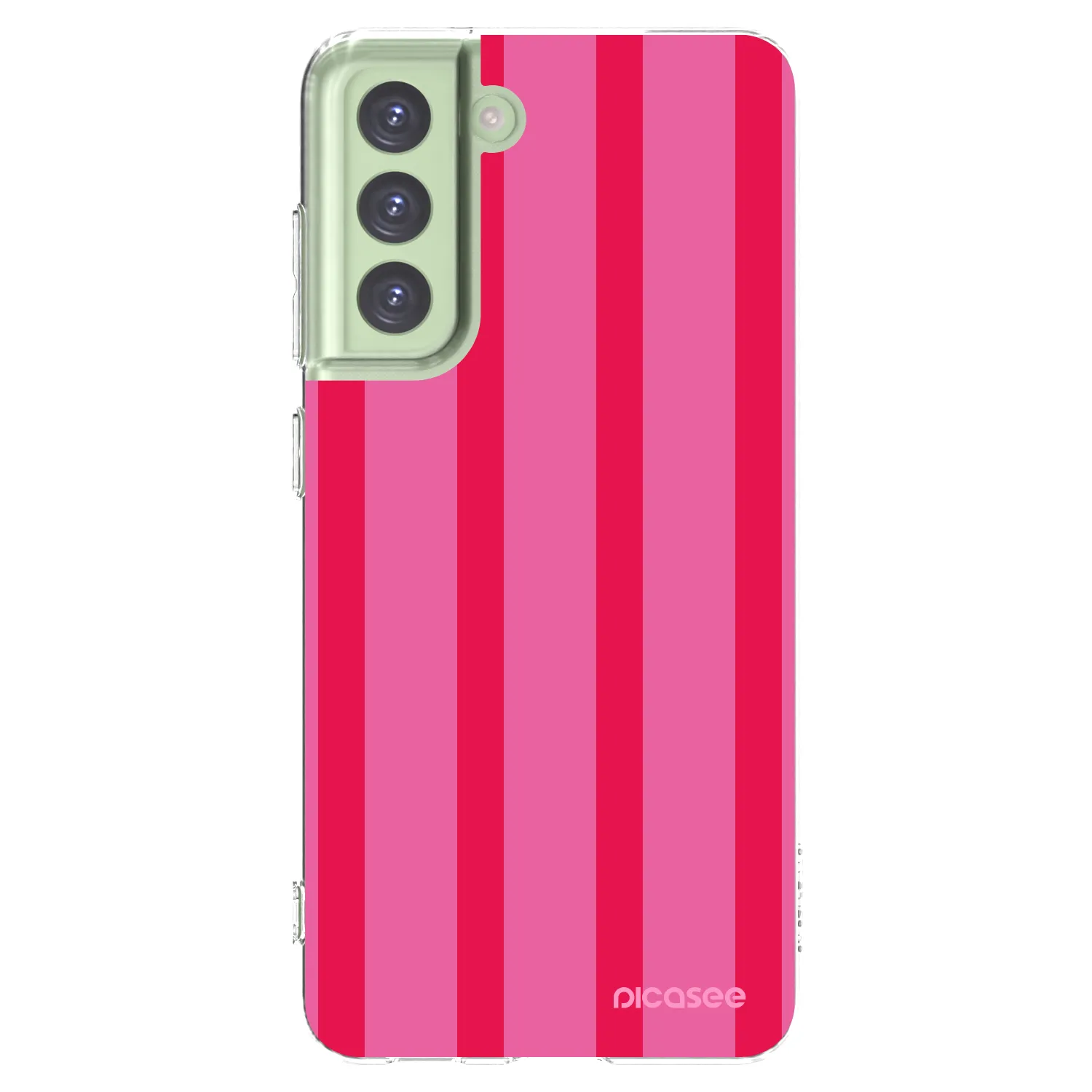 Picasee silikonski prozorni ovitek za Samsung Galaxy S21 FE 5G - Hot tropic