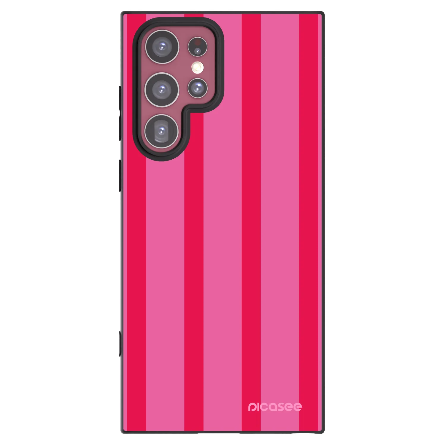 Picasee silikonski črni ovitek za Samsung Galaxy S22 Ultra 5G - Hot tropic