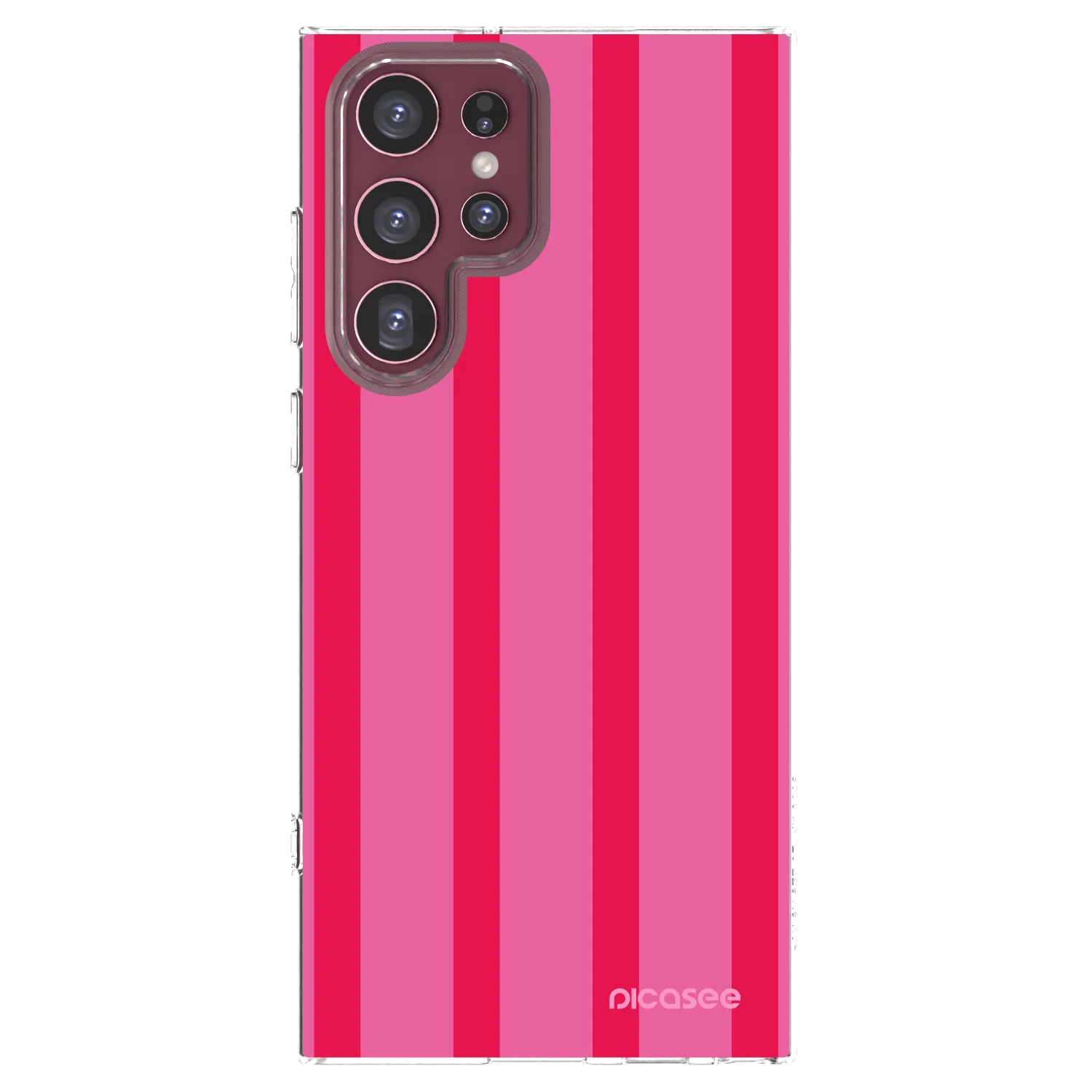 Picasee silikonski prozorni ovitek za Samsung Galaxy S22 Ultra 5G - Hot tropic