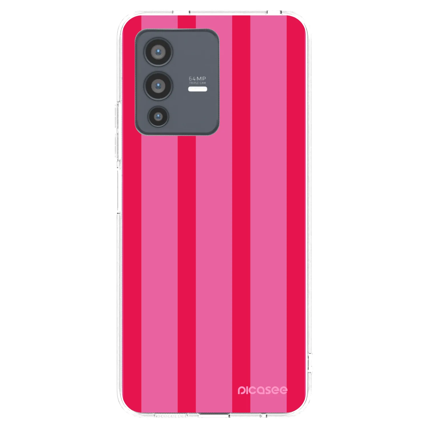 Picasee silikonski prozorni ovitek za Vivo V23 5G - Hot tropic