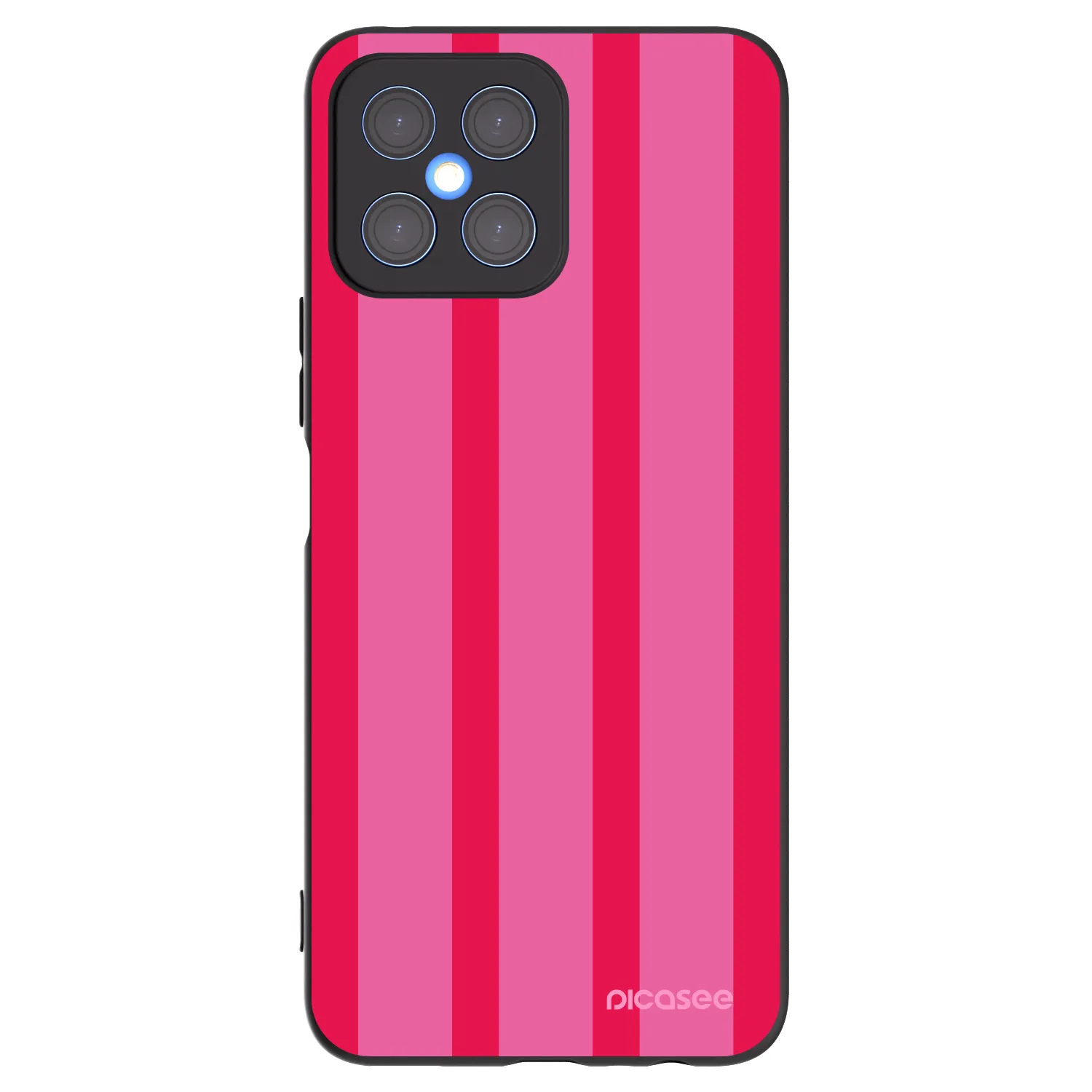 Picasee silikonski črni ovitek za Honor X8 4G - Hot tropic