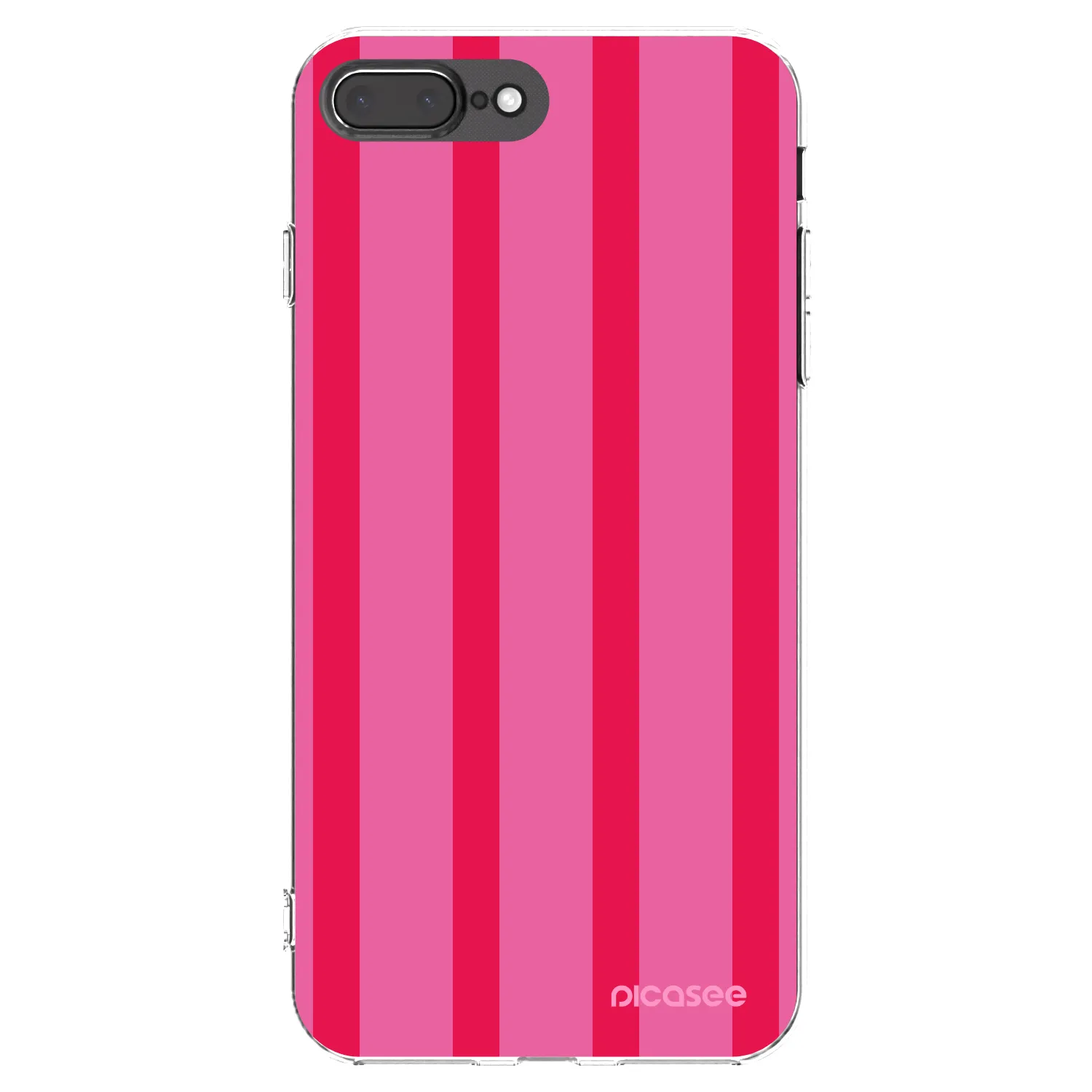 Picasee silikonski prozorni ovitek za Apple iPhone 8 Plus - Hot tropic