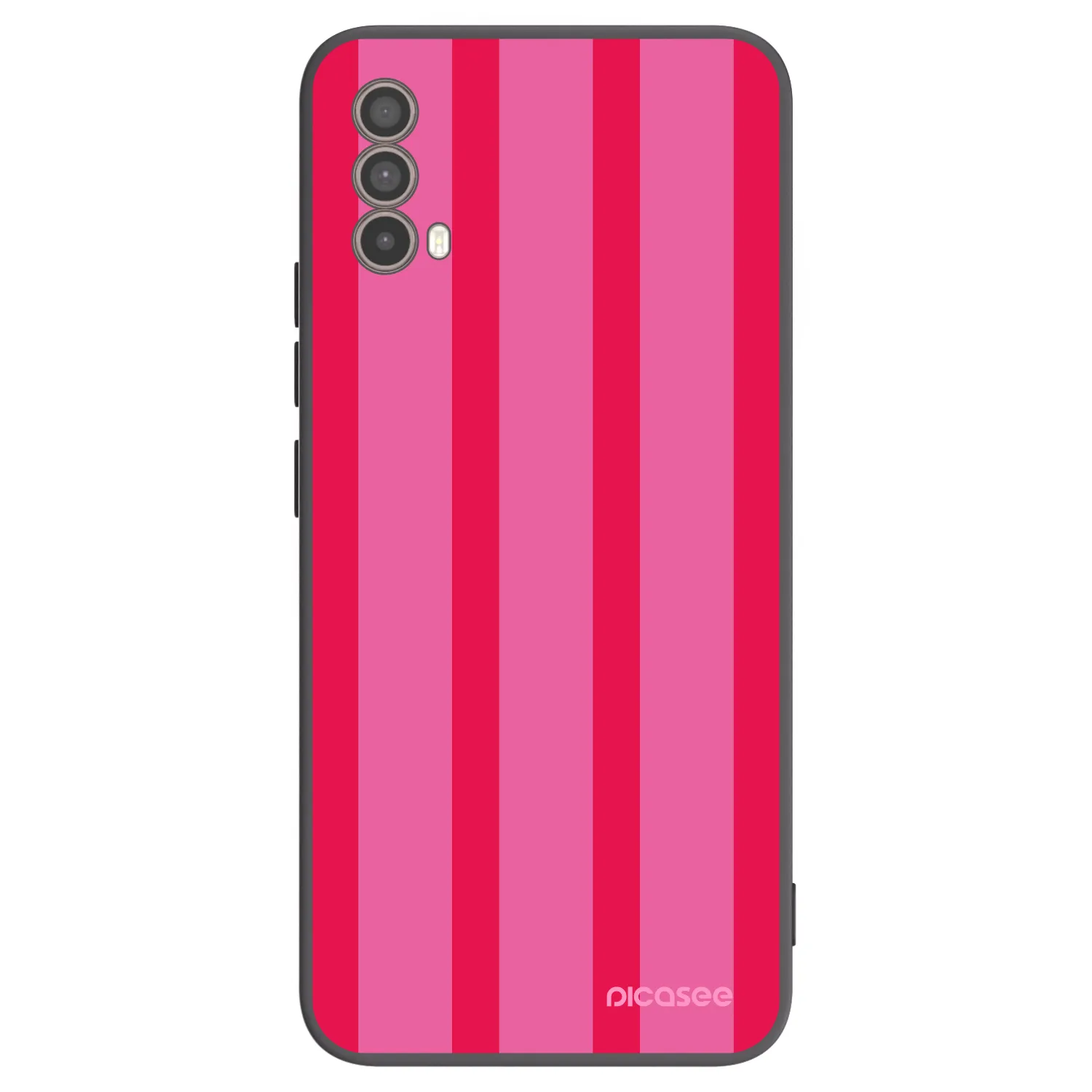 Picasee silikonski črni ovitek za Motorola Moto E40 - Hot tropic