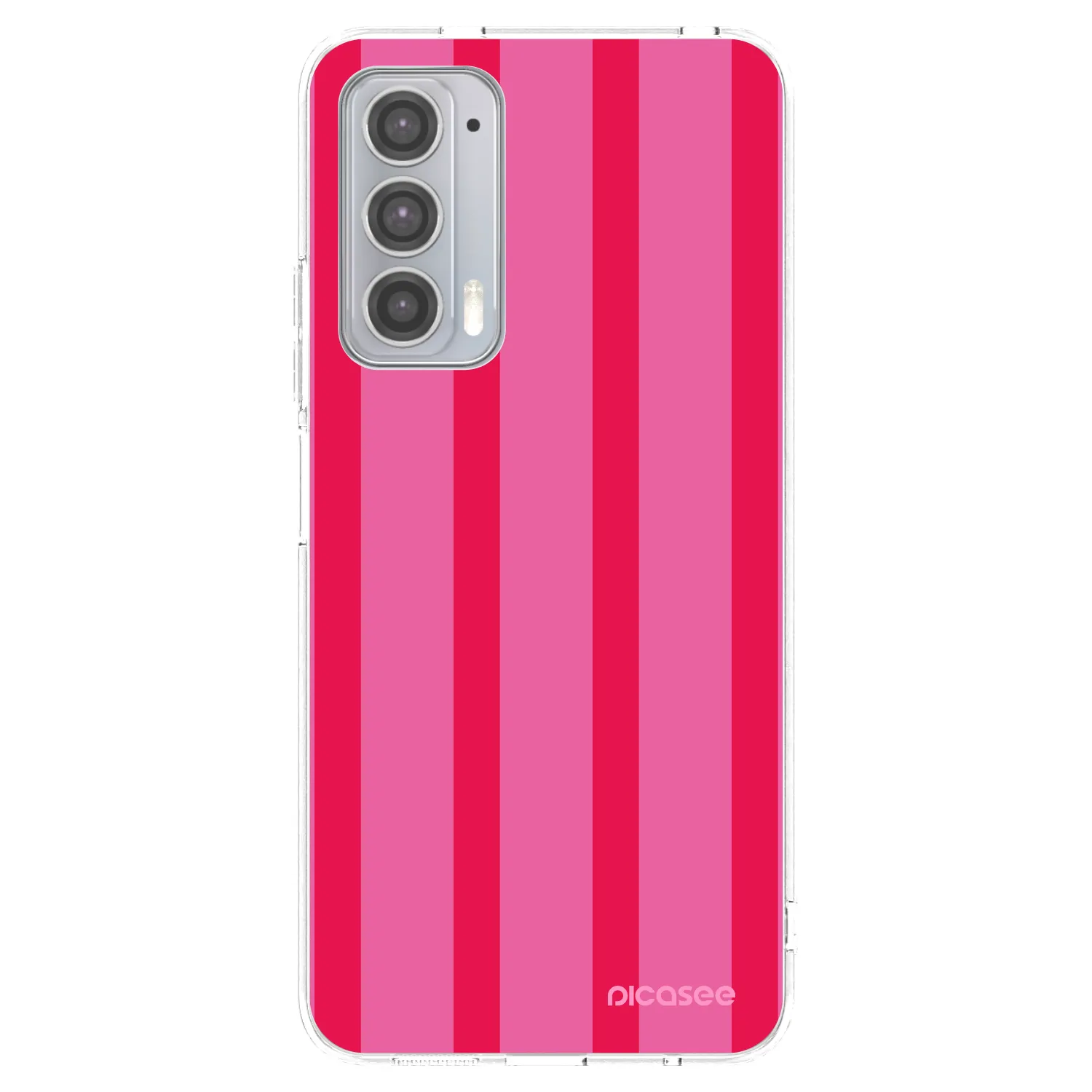 Picasee silikonski prozorni ovitek za Motorola Edge 20 - Hot tropic