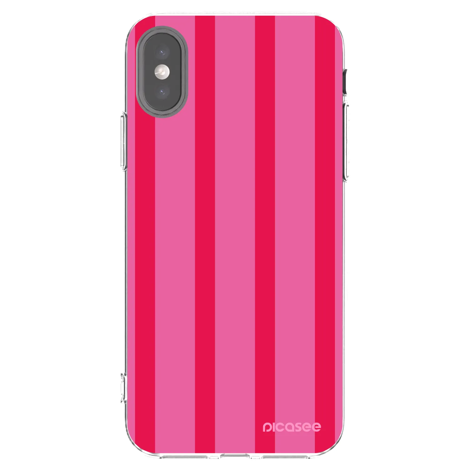 Picasee silikonski prozorni ovitek za Apple iPhone X/XS - Hot tropic