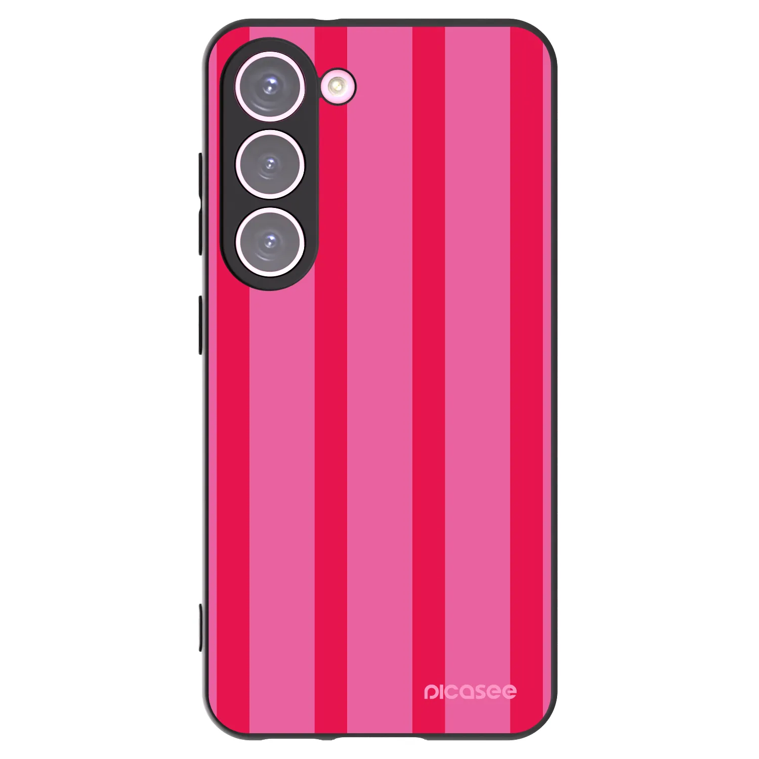 Picasee silikonski črni ovitek za Samsung Galaxy S23 5G - Hot tropic