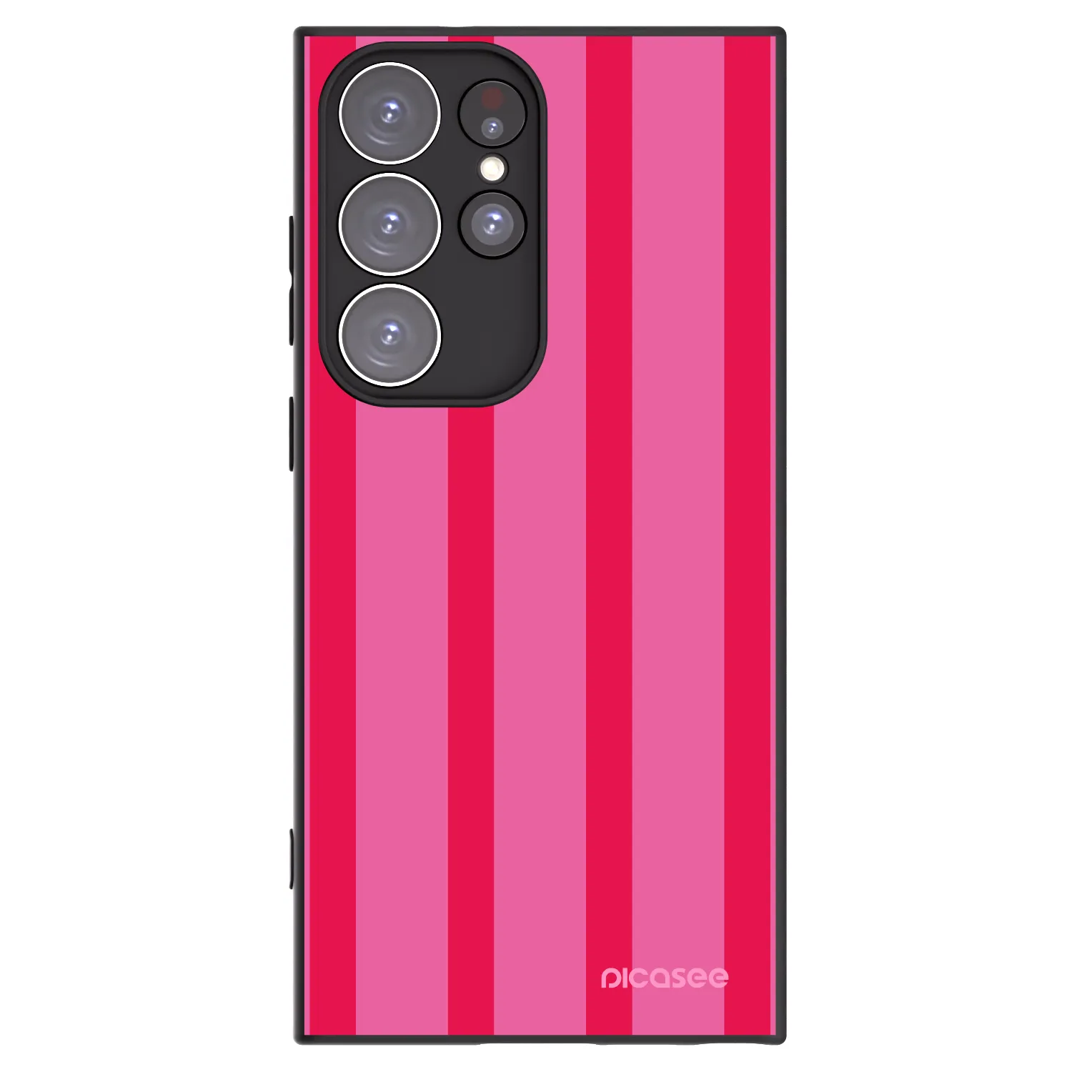 Picasee silikonski črni ovitek za Samsung Galaxy S23 Ultra 5G - Hot tropic