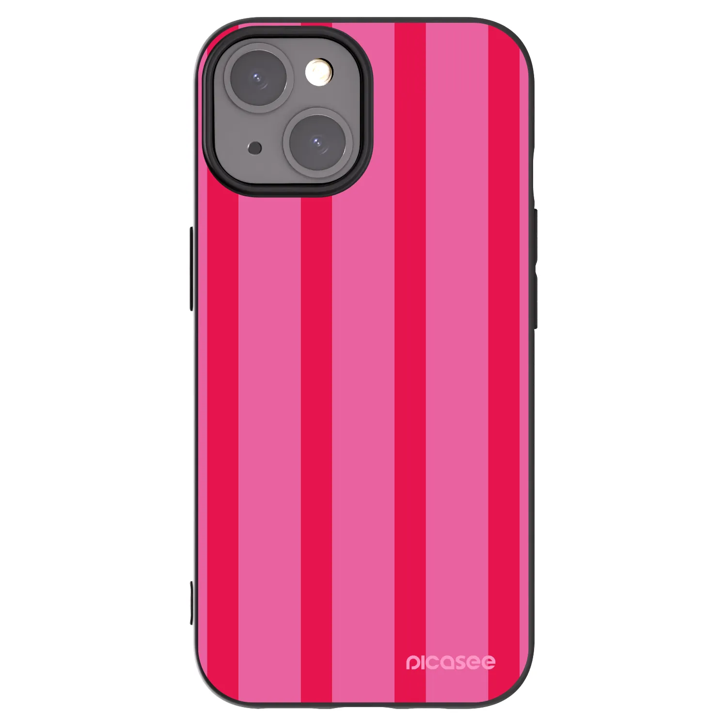 Picasee silikonski črni ovitek za Apple iPhone 15 - Hot tropic