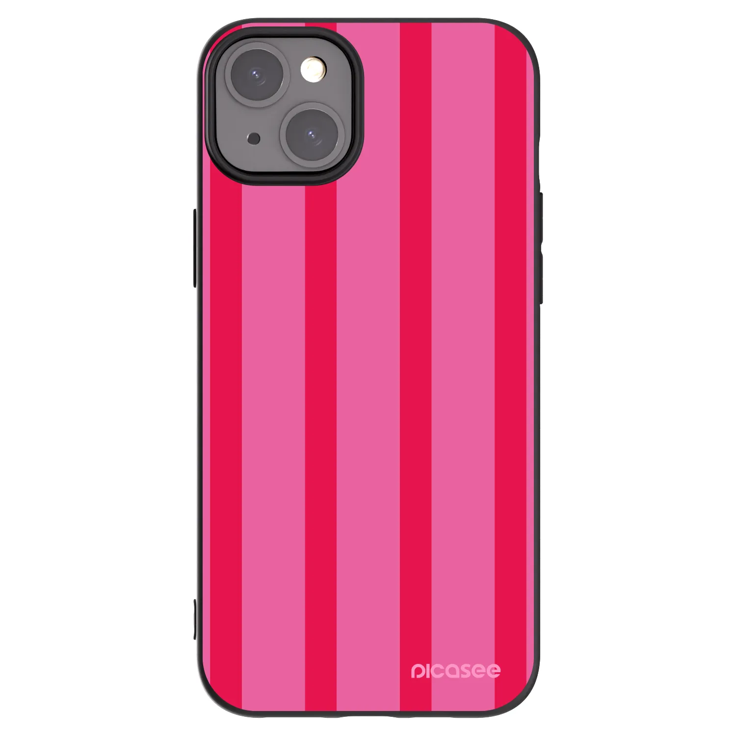 Picasee silikonski črni ovitek za Apple iPhone 15 Plus - Hot tropic