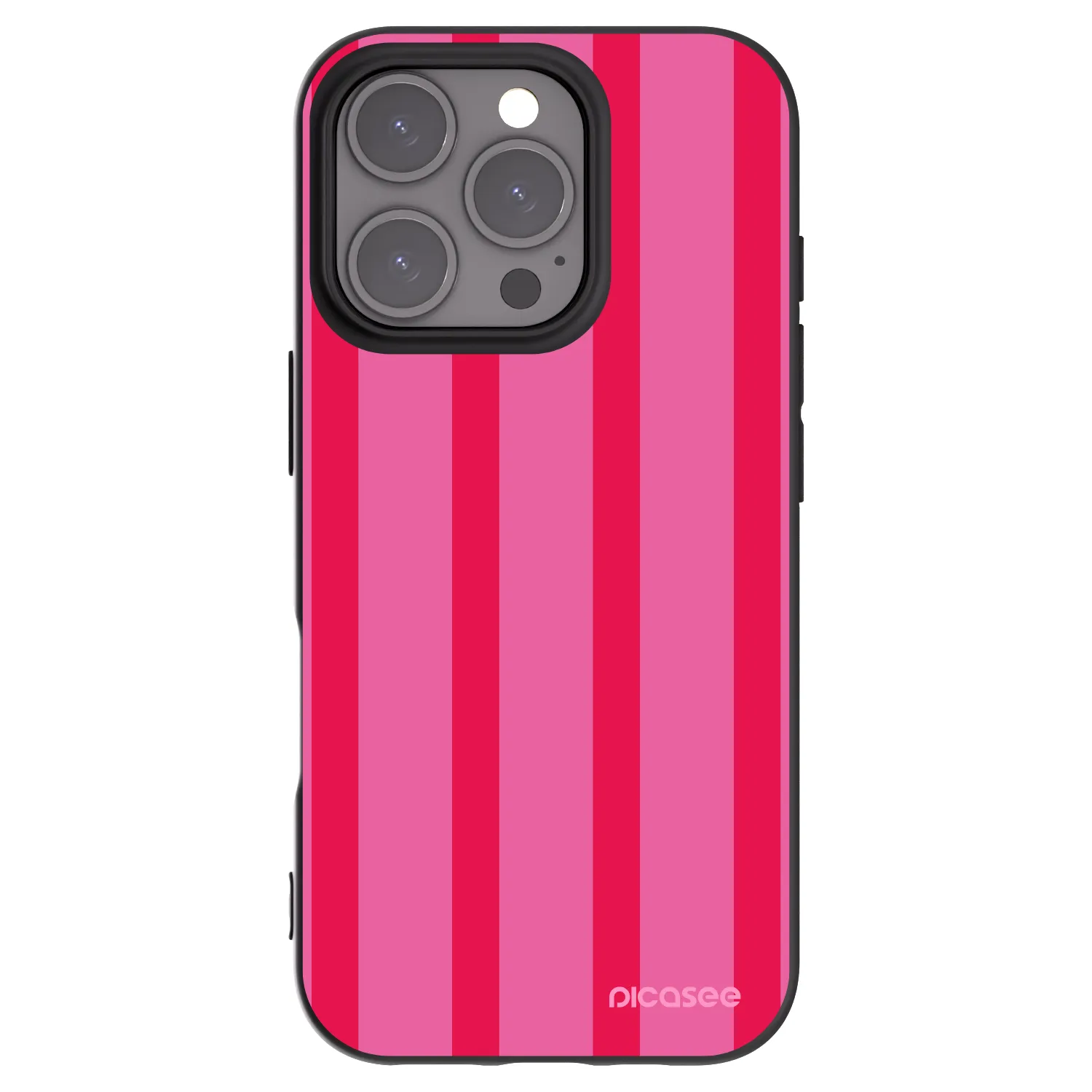 Picasee silikonski črni ovitek za Apple iPhone 16 Pro - Hot tropic