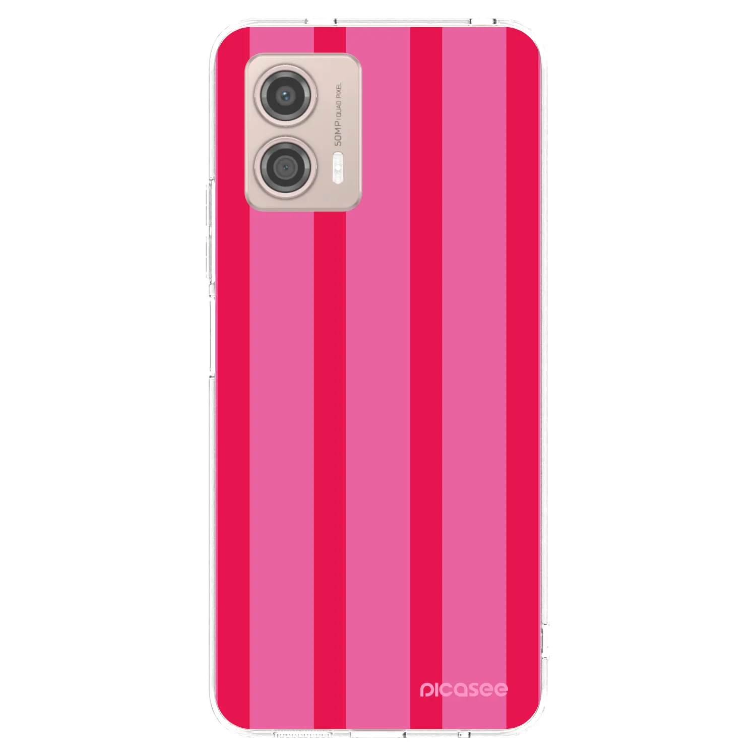 Picasee silikonski prozorni ovitek za Motorola Moto G53 5G - Hot tropic