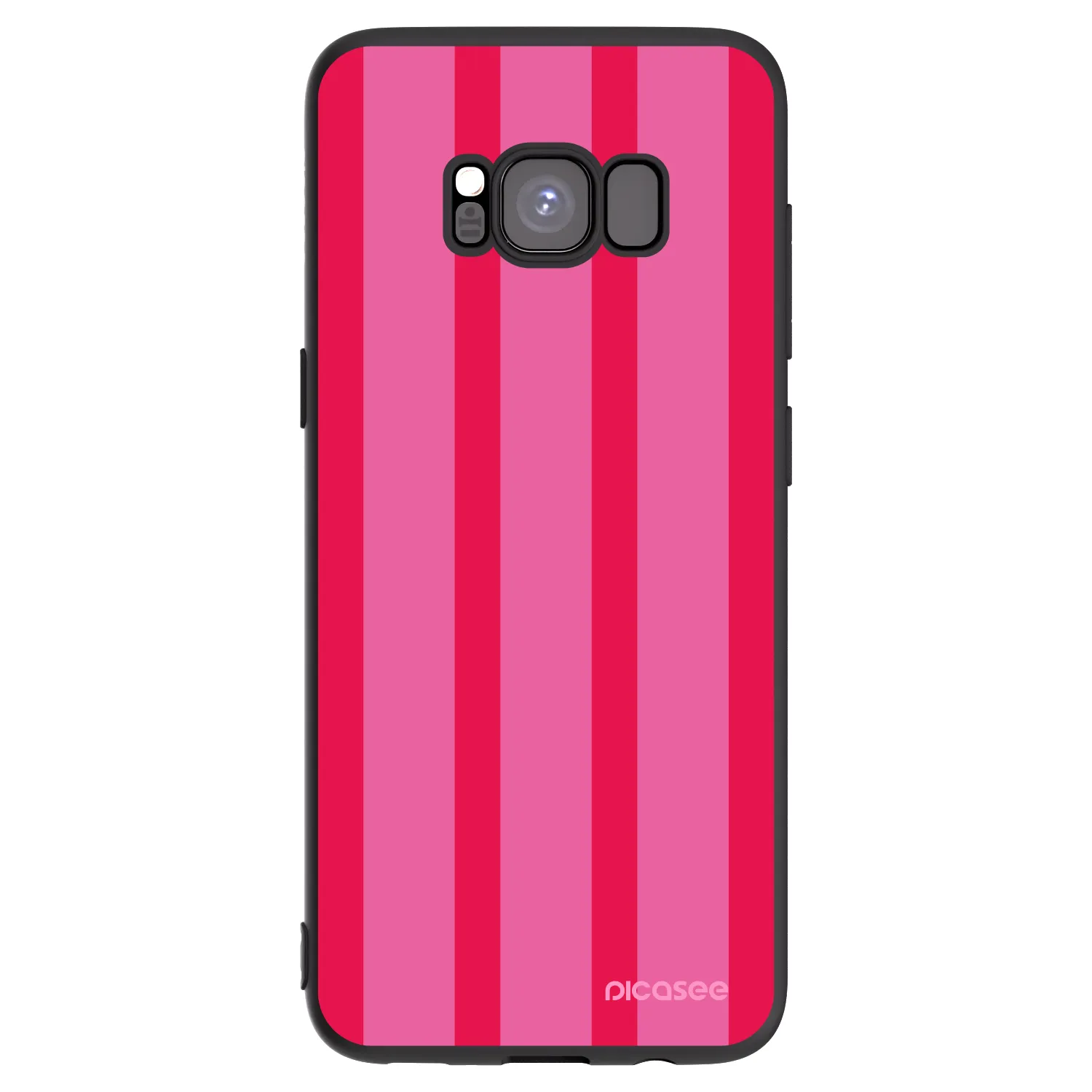 Picasee silikonski črni ovitek za Samsung Galaxy S8 G950F - Hot tropic