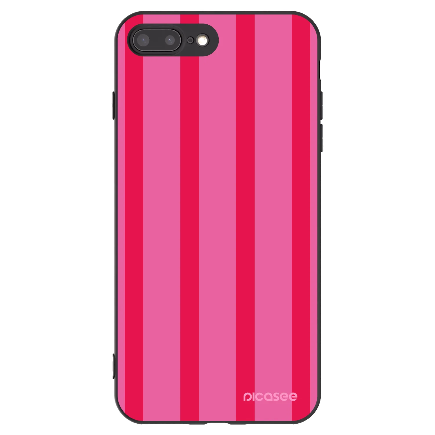 Picasee silikonski črni ovitek za Apple iPhone 7 Plus - Hot tropic