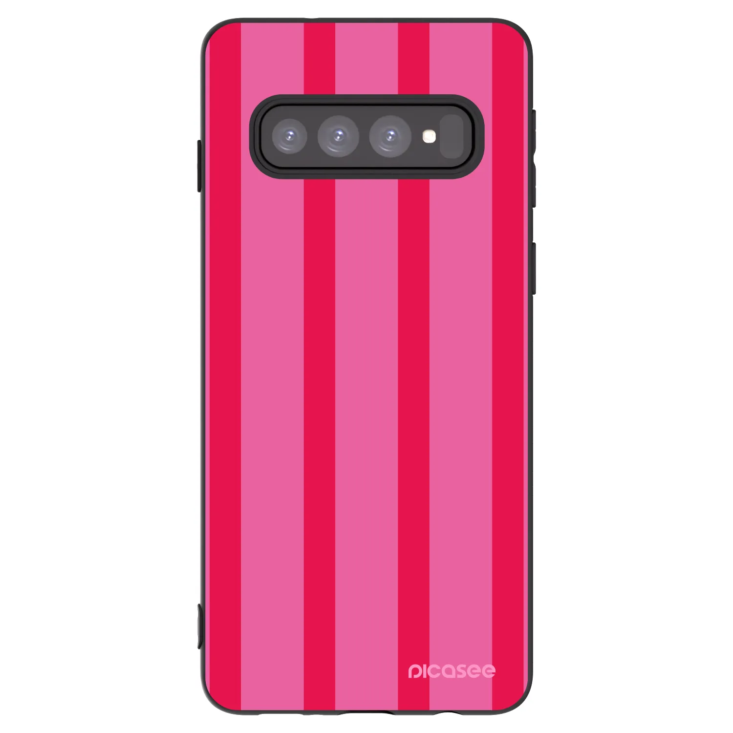 Picasee silikonski črni ovitek za Samsung Galaxy S10 G973 - Hot tropic