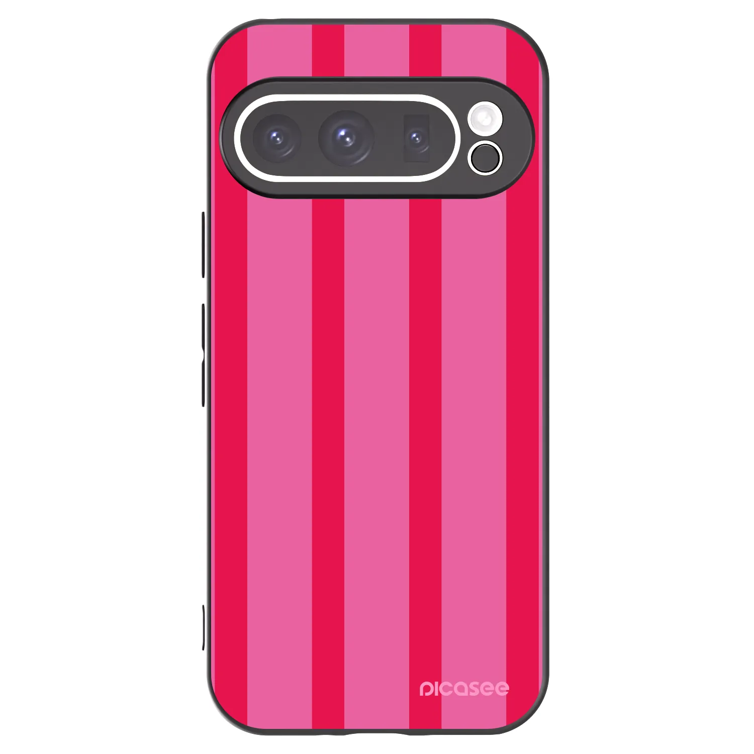 Picasee silikonski črni ovitek za Google Pixel 9 Pro - Hot tropic