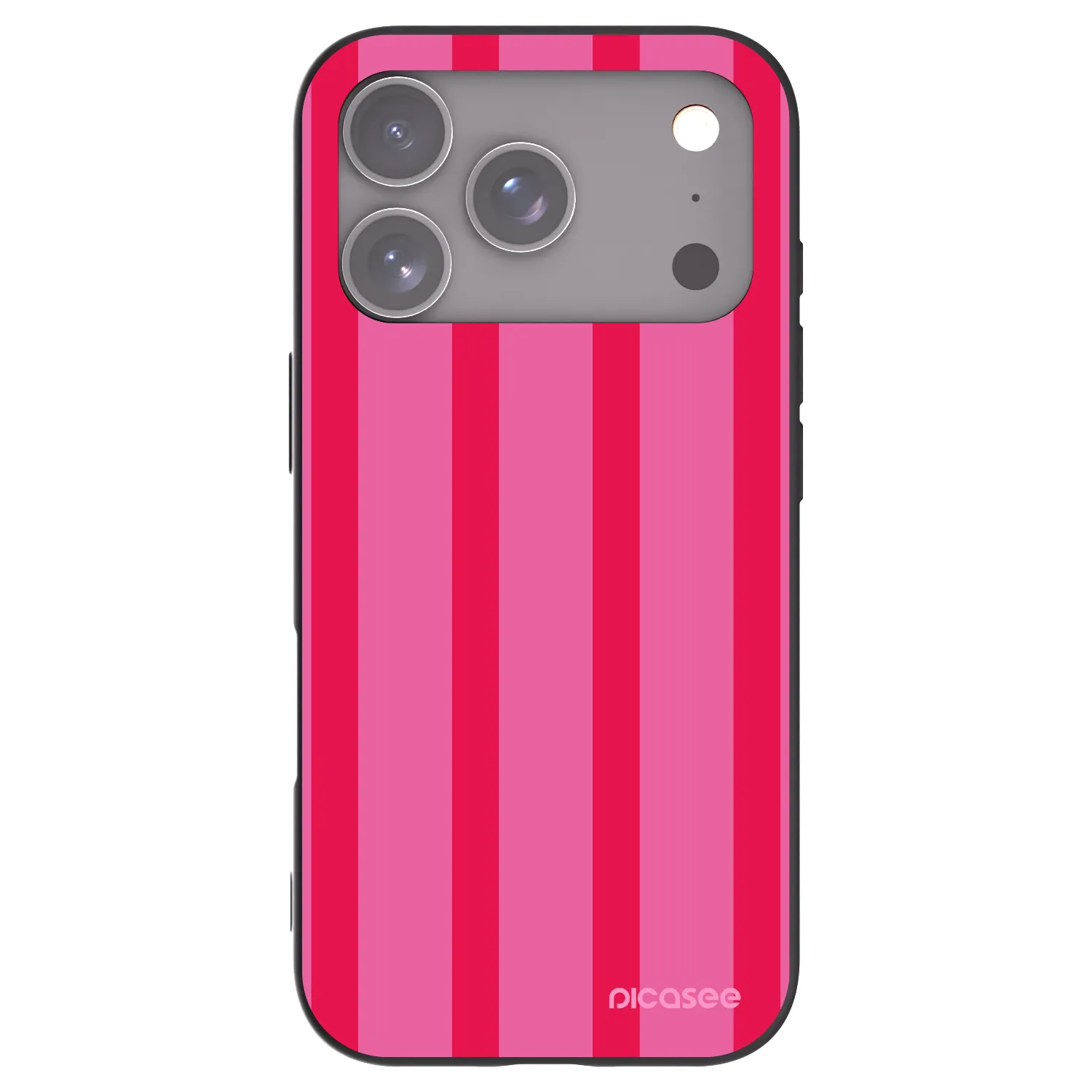 Picasee silikonski črni ovitek za Apple iPhone 17 Pro - Hot tropic