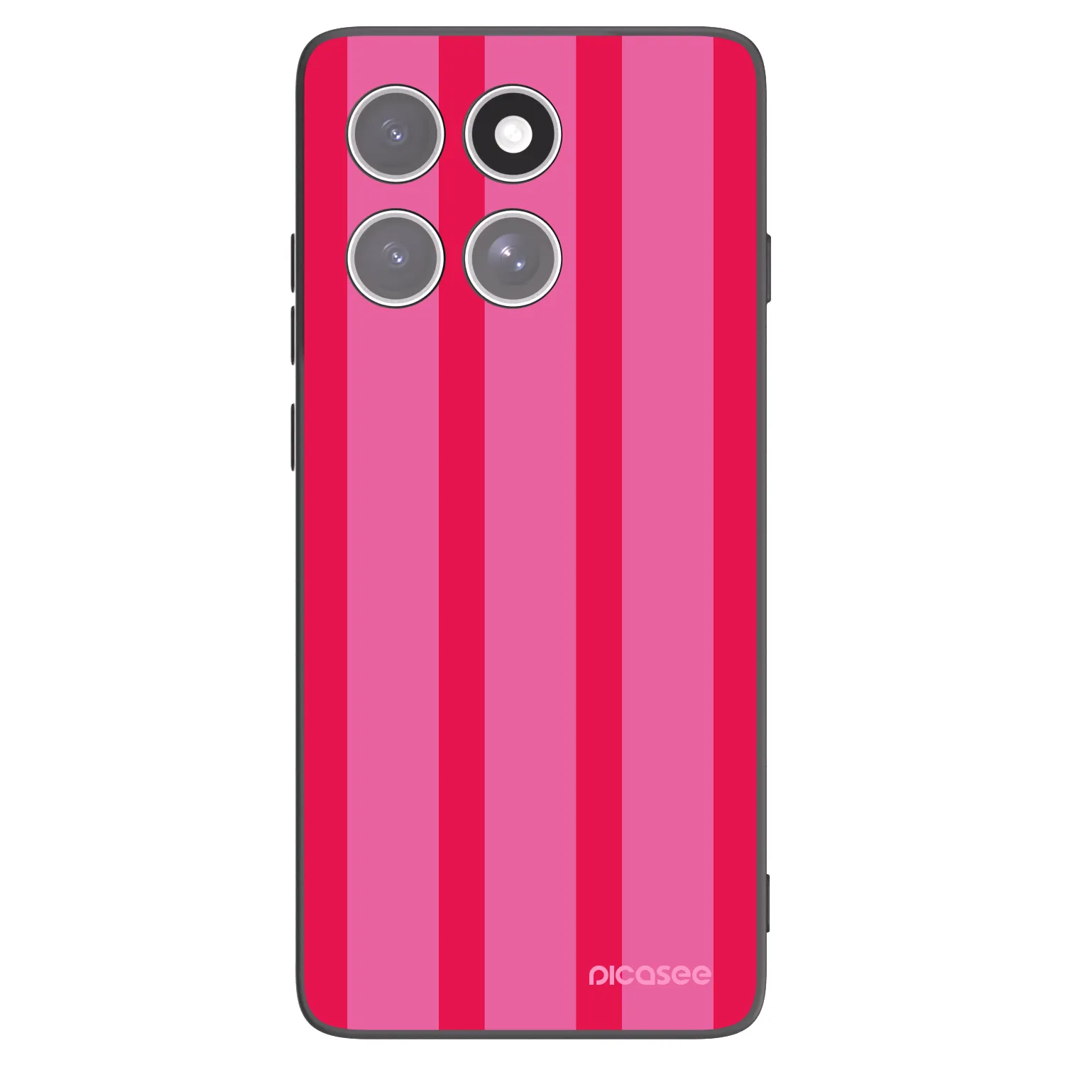 Picasee silikonski črni ovitek za Motorola Edge 60 Pro - Hot tropic