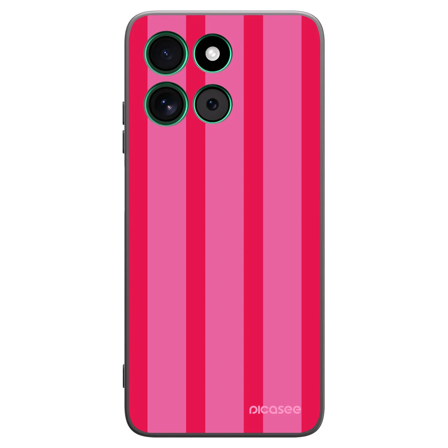 Picasee silikonski črni ovitek za Motorola Moto G57 Power - Hot tropic