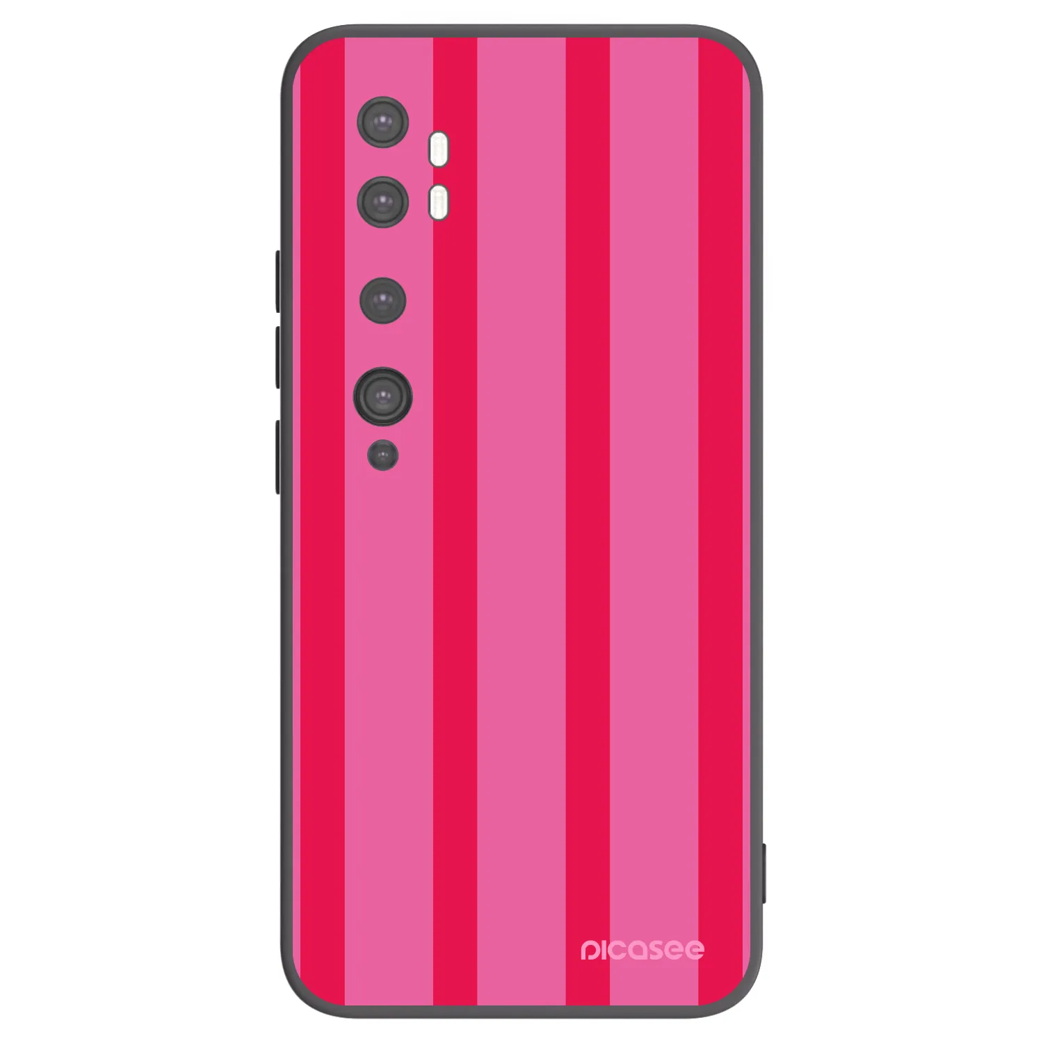 Picasee silikonski črni ovitek za Xiaomi Mi Note 10 (Pro) - Hot tropic