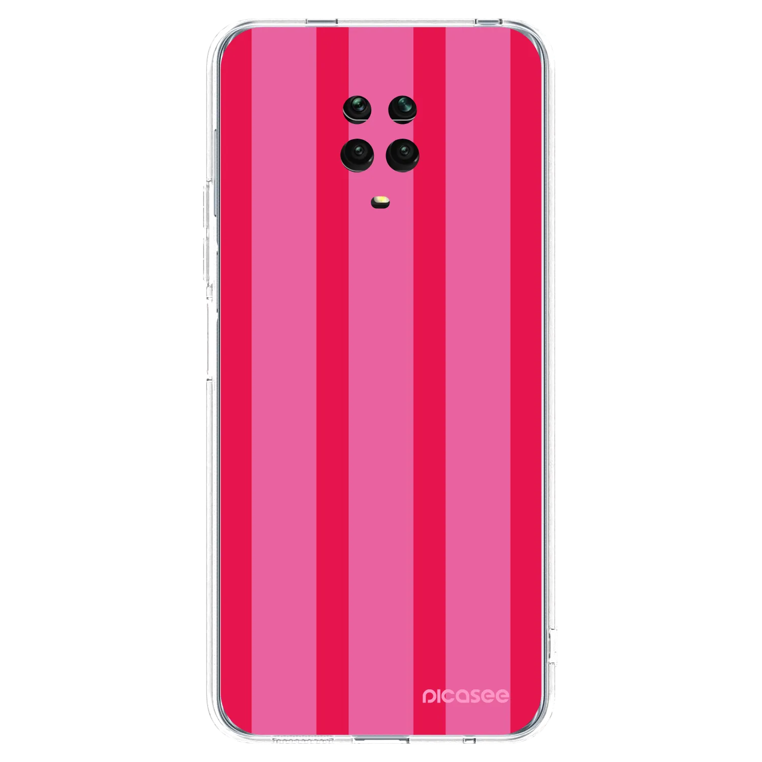 Picasee silikonski prozorni ovitek za Xiaomi Redmi Note 9 Pro - Hot tropic