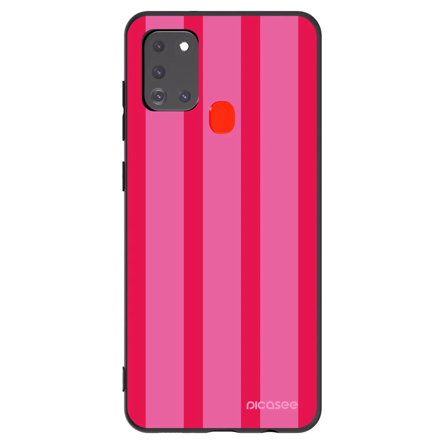 Picasee silikonski črni ovitek za Samsung Galaxy A21s - Hot tropic