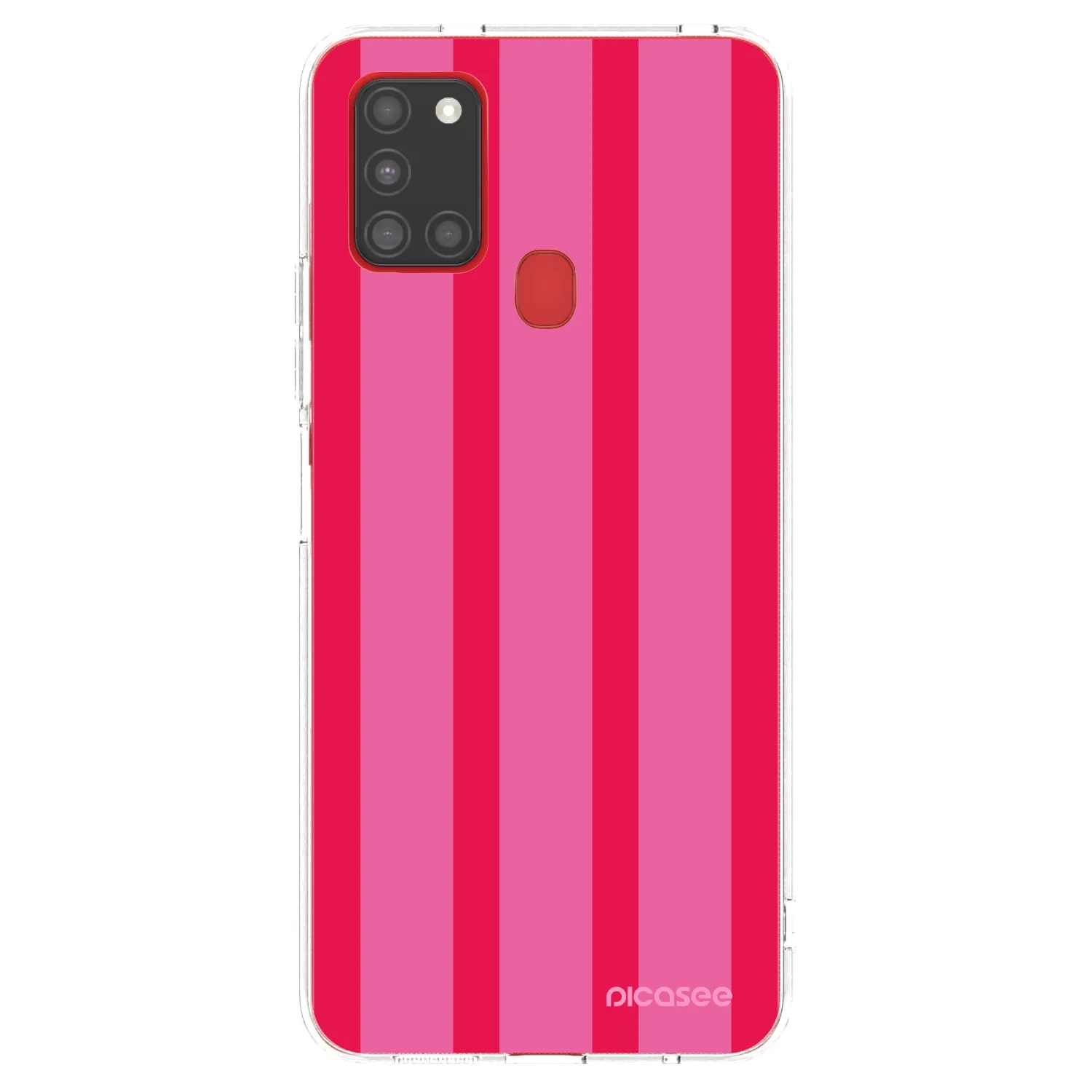 Picasee silikonski prozorni ovitek za Samsung Galaxy A21s - Hot tropic