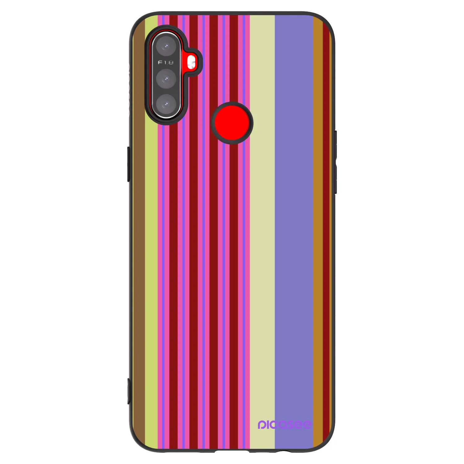 Picasee silikonski črni ovitek za Realme C3 - Late checkout