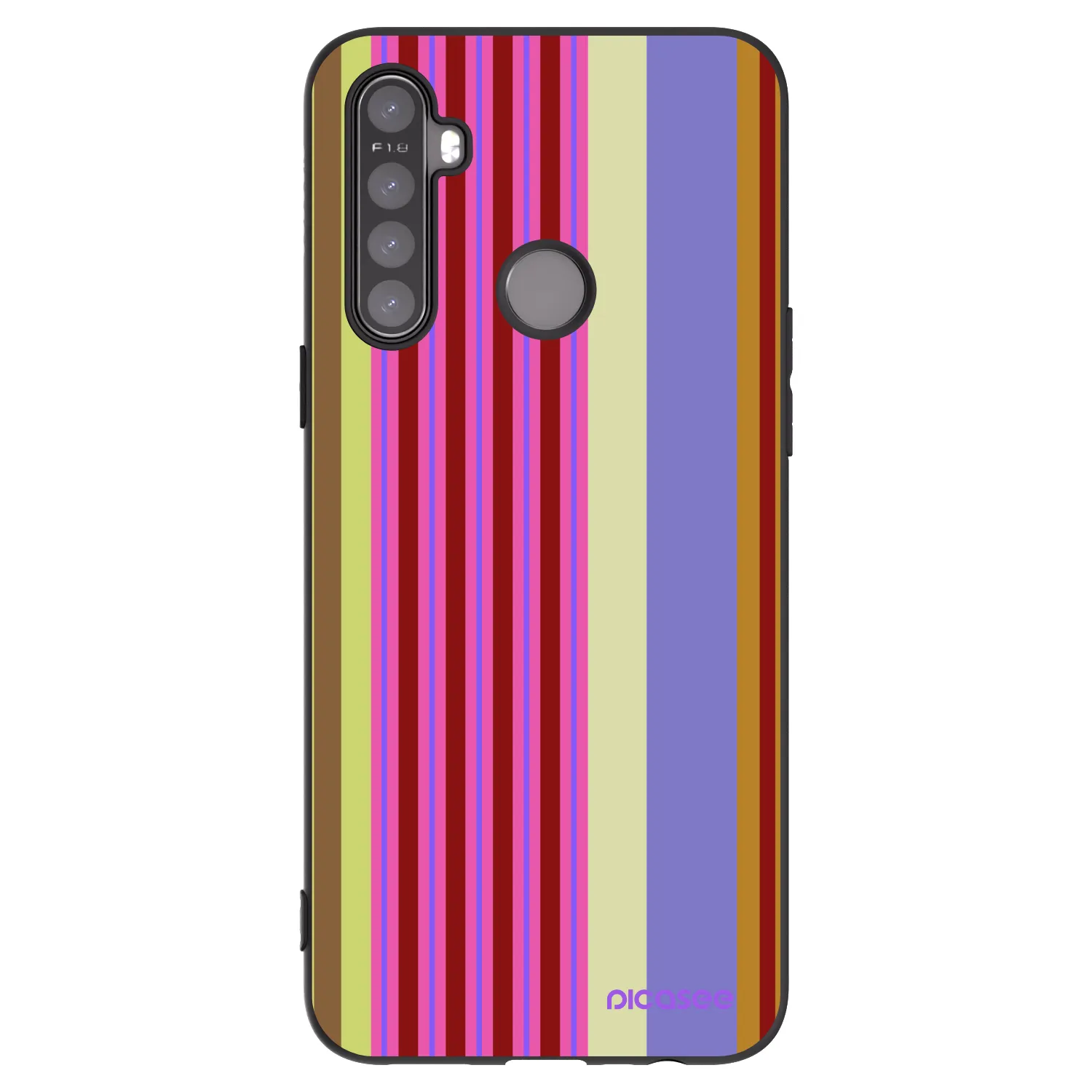 Picasee silikonski črni ovitek za Realme 6i - Late checkout