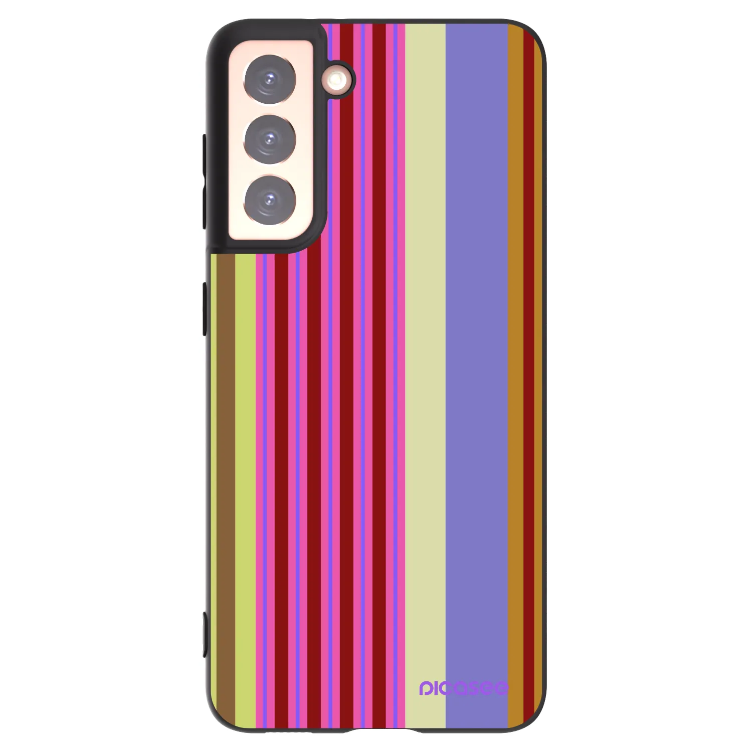 Picasee silikonski črni ovitek za Samsung Galaxy S21 5G G991B - Late checkout