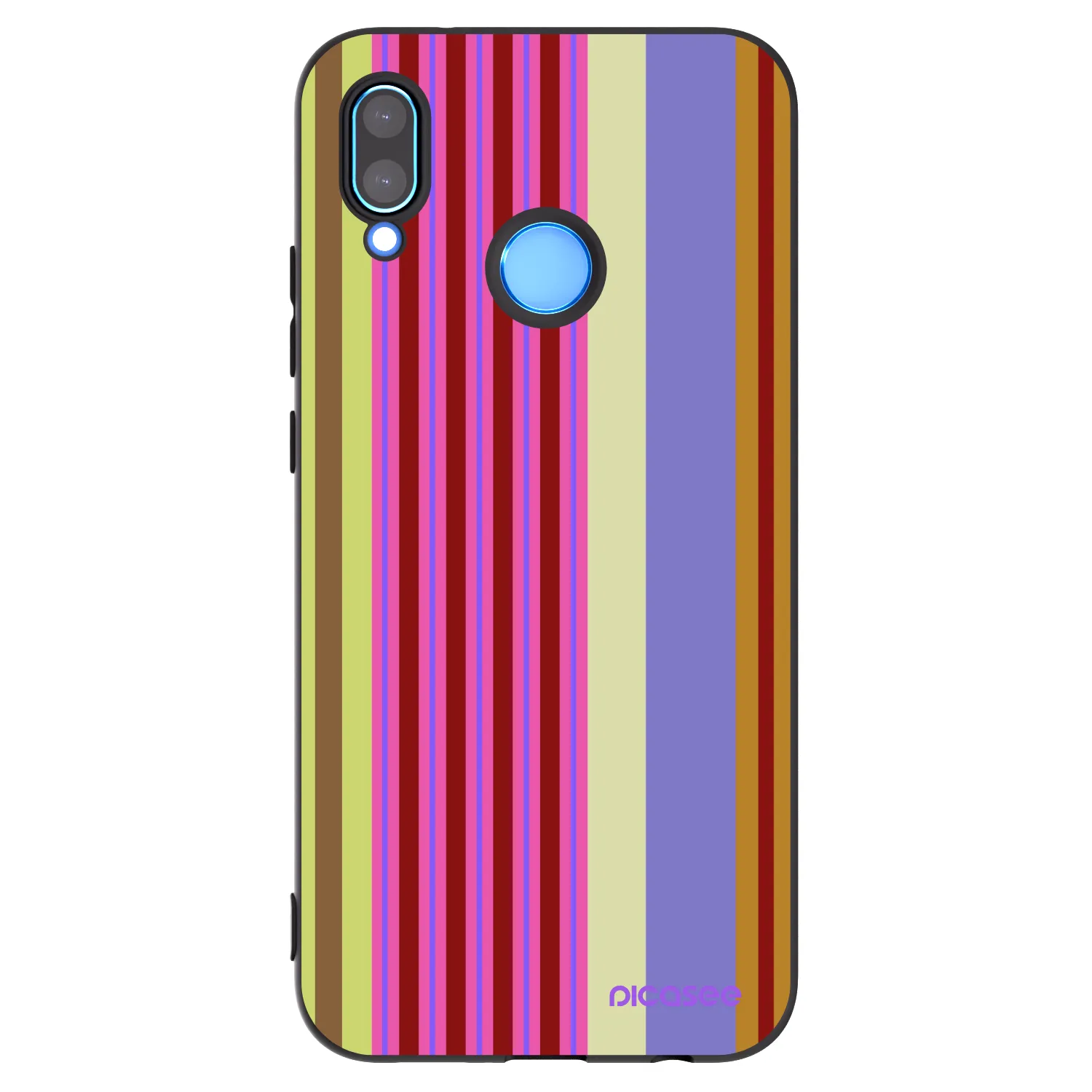Picasee silikonski črni ovitek za Huawei P20 Lite - Late checkout