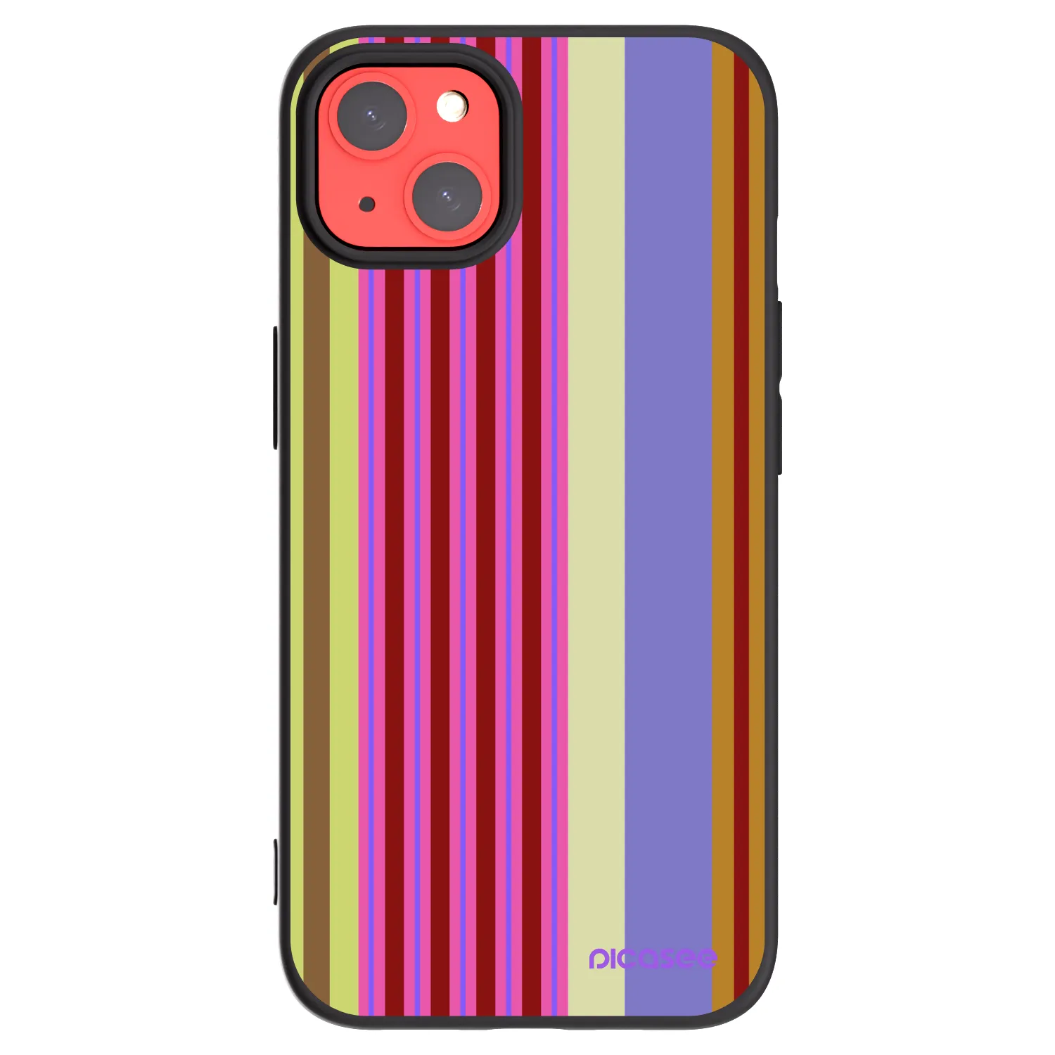 Picasee silikonski črni ovitek za Apple iPhone 13 - Late checkout