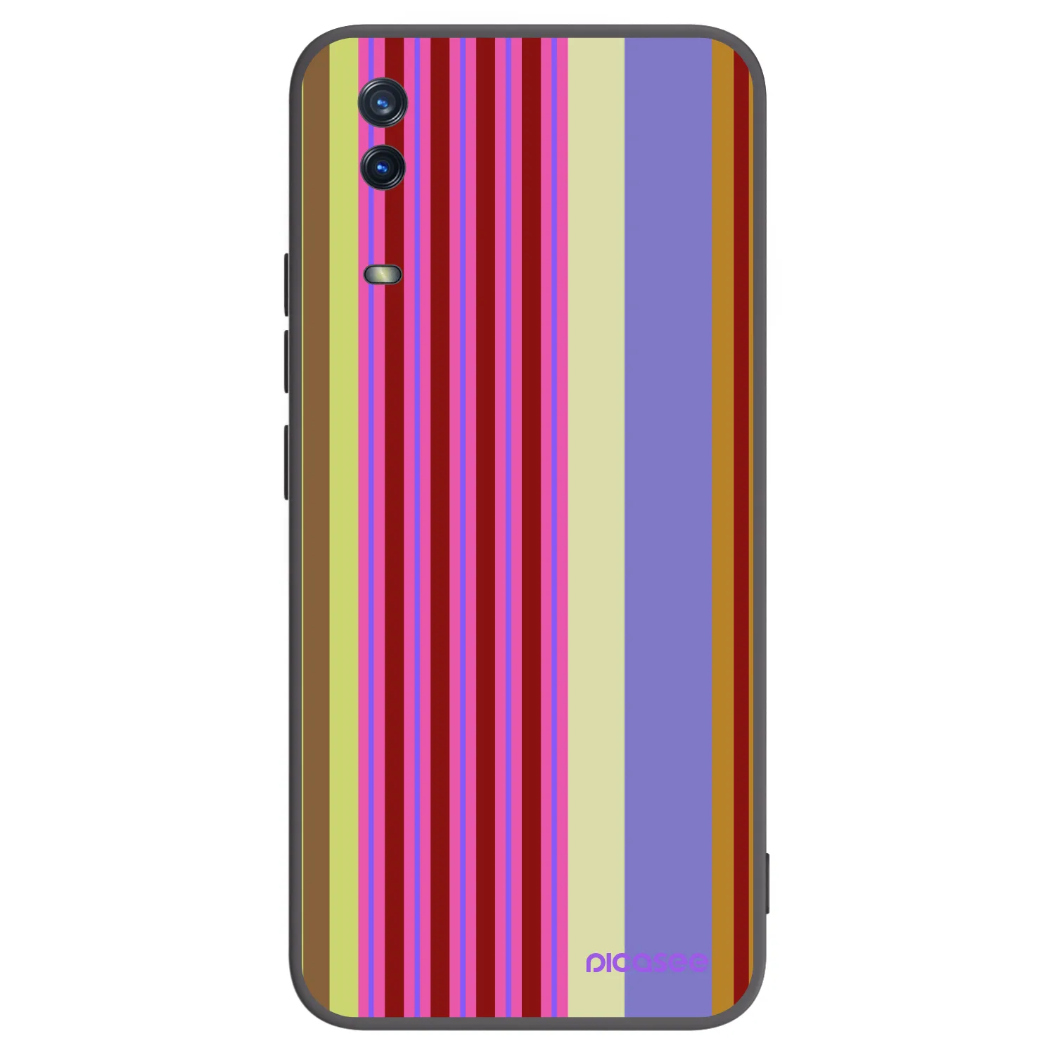 Picasee silikonski črni ovitek za Vivo Y11s - Late checkout